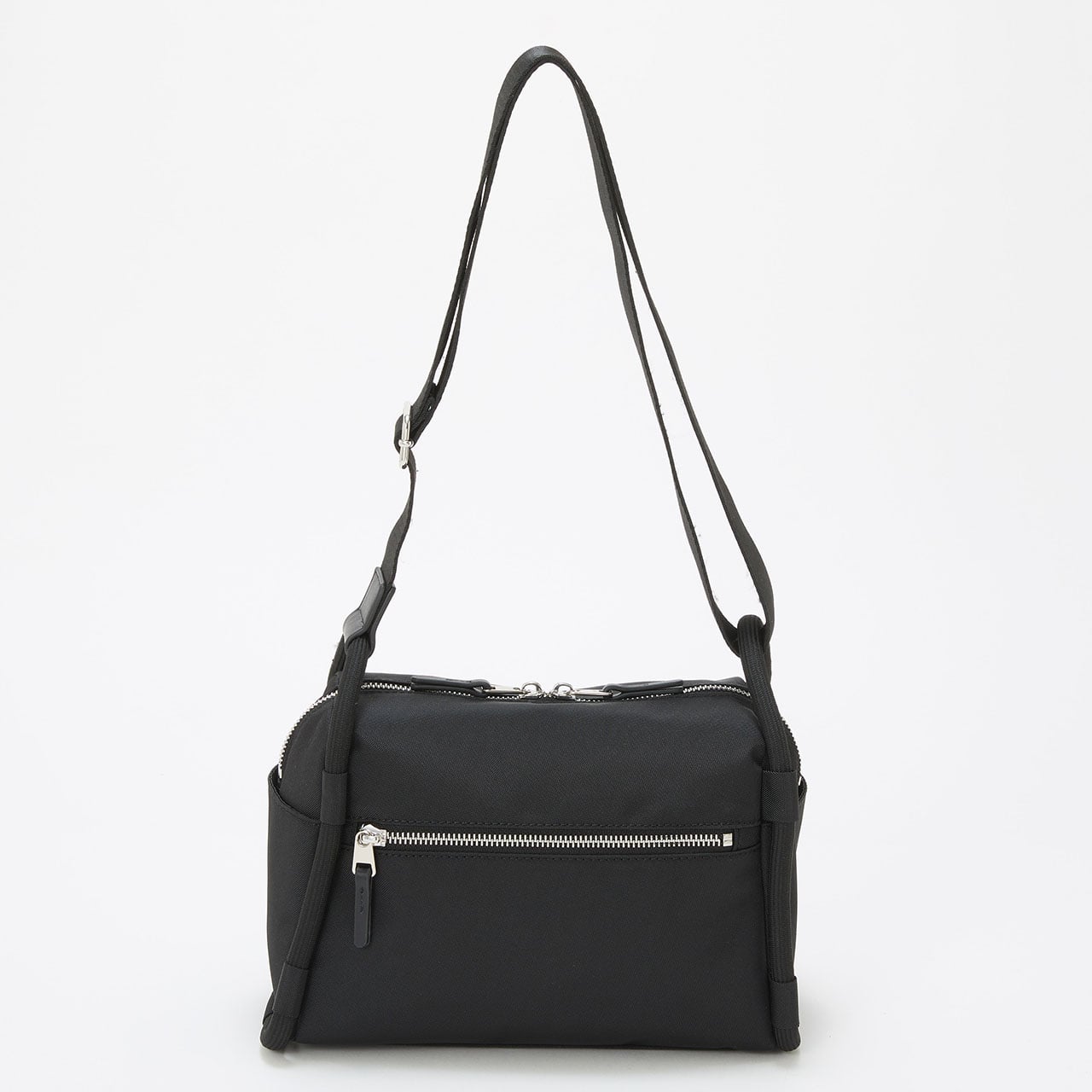 コードチャーム付き ショルダーバッグ ブラック FREE