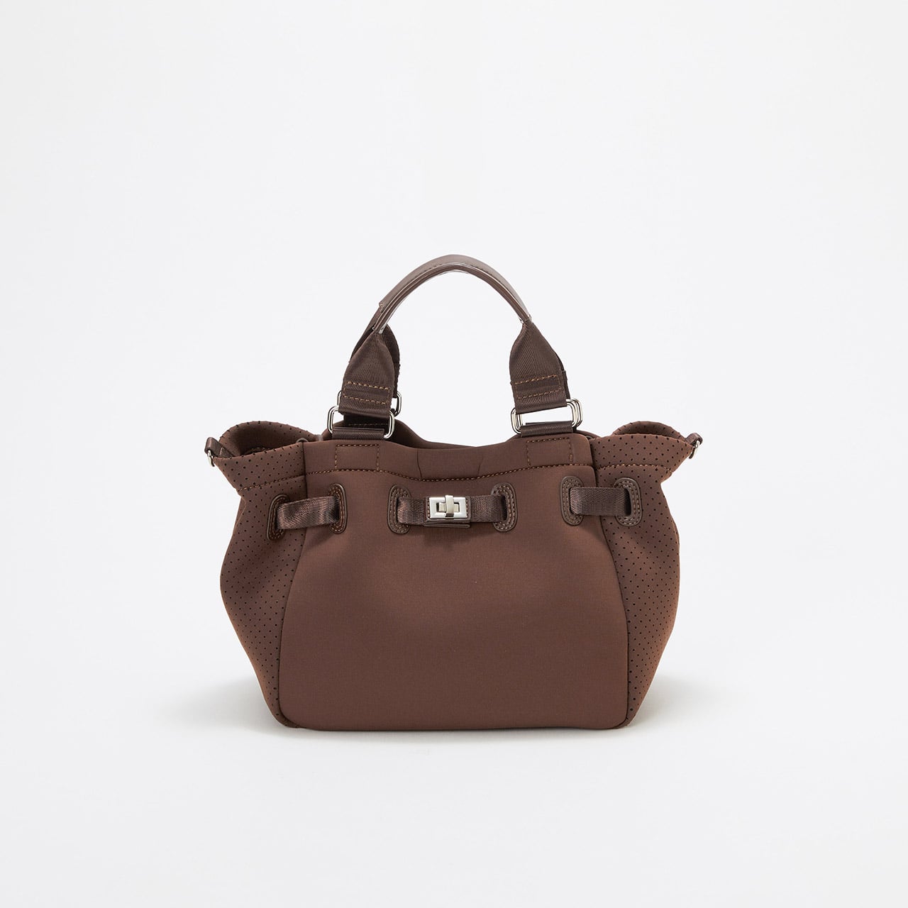 【TREASURE TOPKAPI】ネオプレン 2way ミニ トートバッグ グレージュ FREE