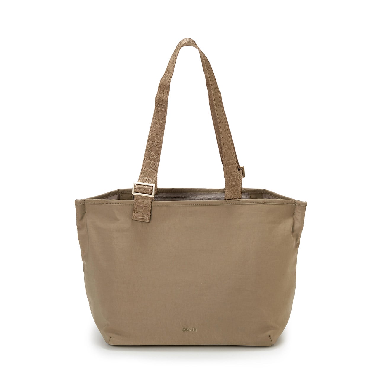 【Breath TOPKAPI】Freely フリーリー ナイロン ロゴテープ トートバッグ A4対応 ベージュ FREE