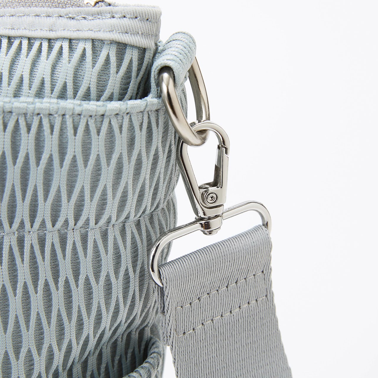 【Breath TOPKAPI】ポリメッシュ ショルダー付き A4 トートバッグ ライトグレー FREE