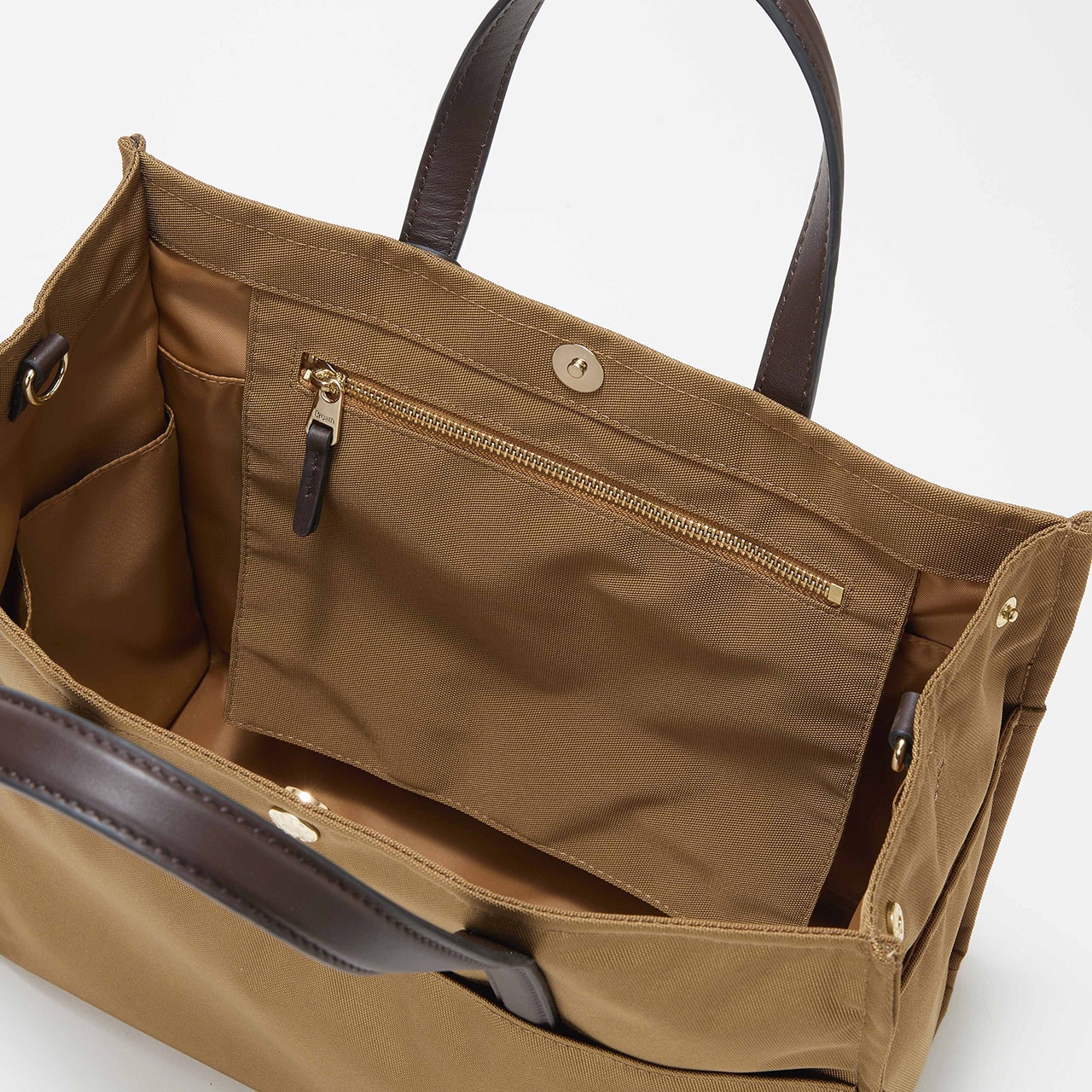 撥水 マルチway スクエア A4 トートバッグ / 10ポケット ブラック FREE