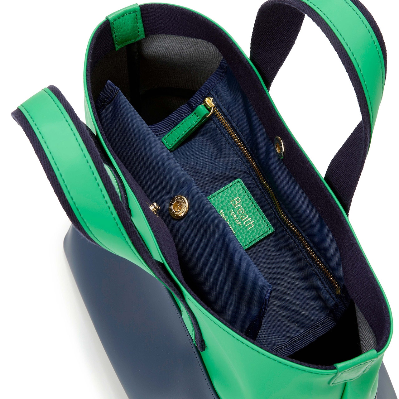 【Breath TOPKAPI】Bright ブライト カラーブロックミニ トートバッグ オフ FREE