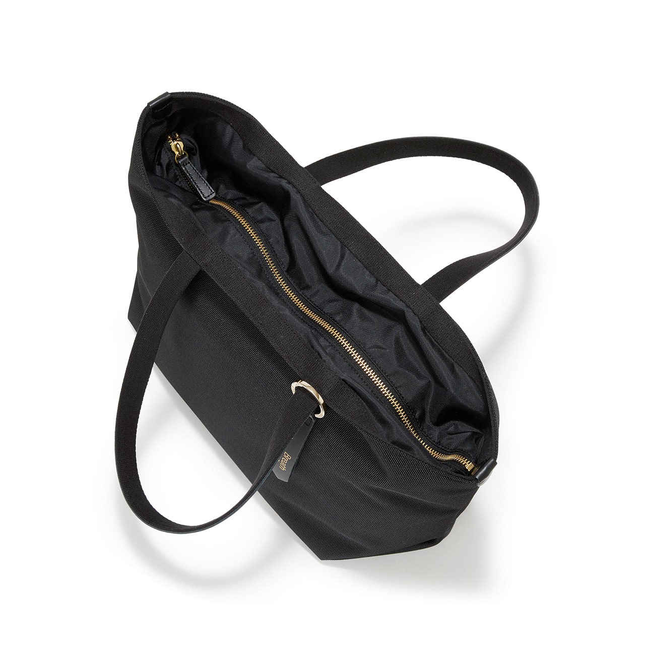 【Breath TOPKAPI】Aerial エアリアル ナイロン カラーストラップ付き A4 トートバッグ /軽量 ブラック FREE