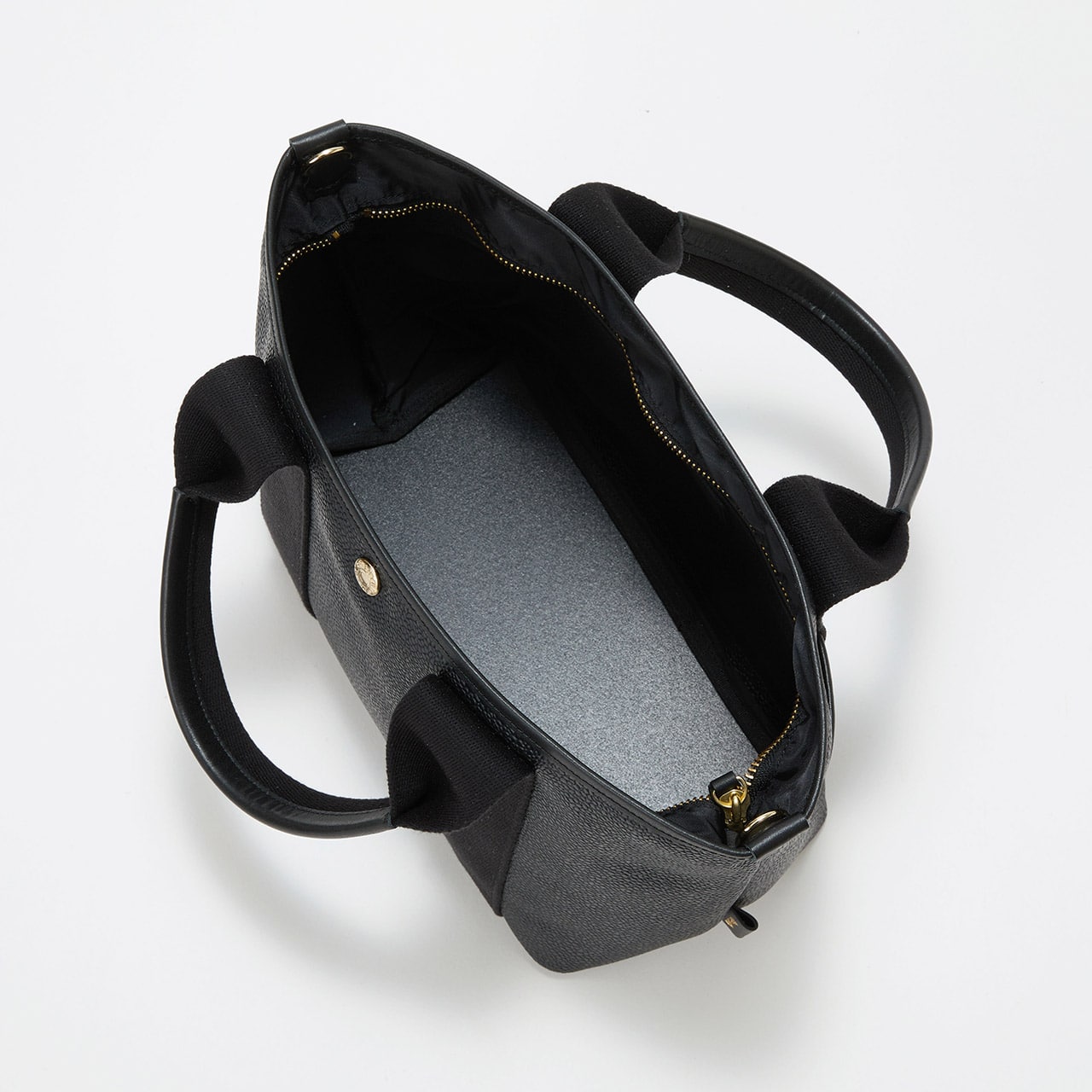 【Breath TOPKAPI】SCOTCH GRAIN スコッチグレイン シンプル 2way トートバッグ ブラック FREE