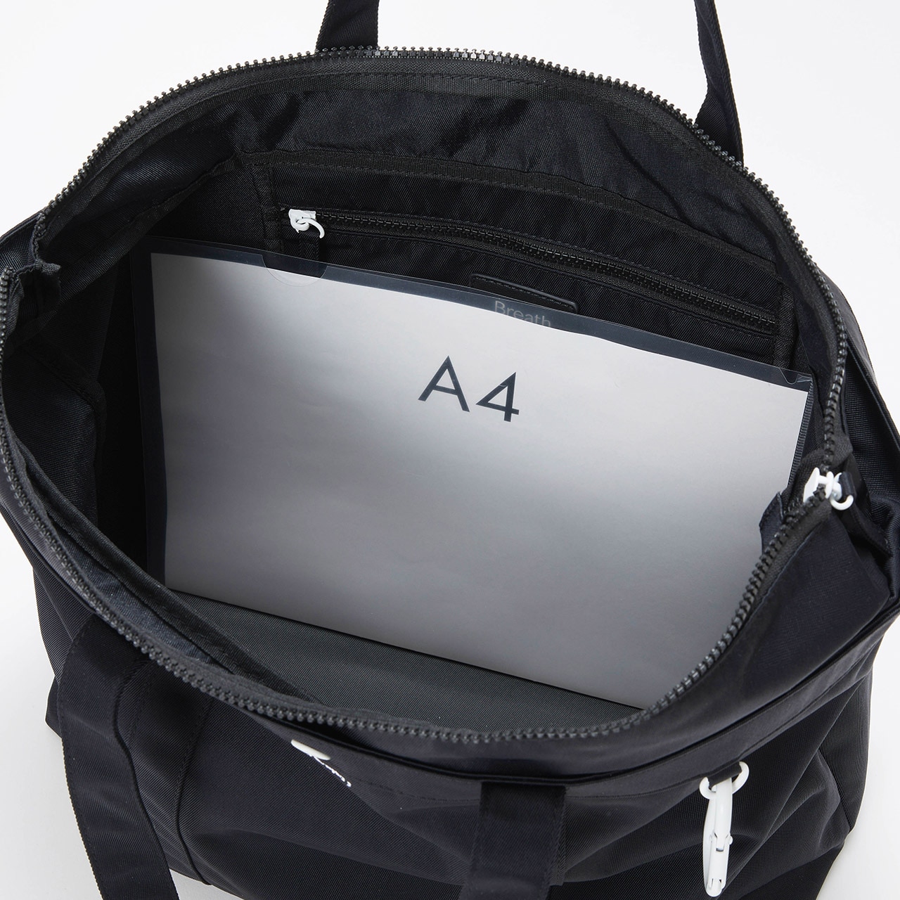 CHILLGO 保冷バッグ付き ナイロン トートバッグ L / 撥水 ブラック FREE