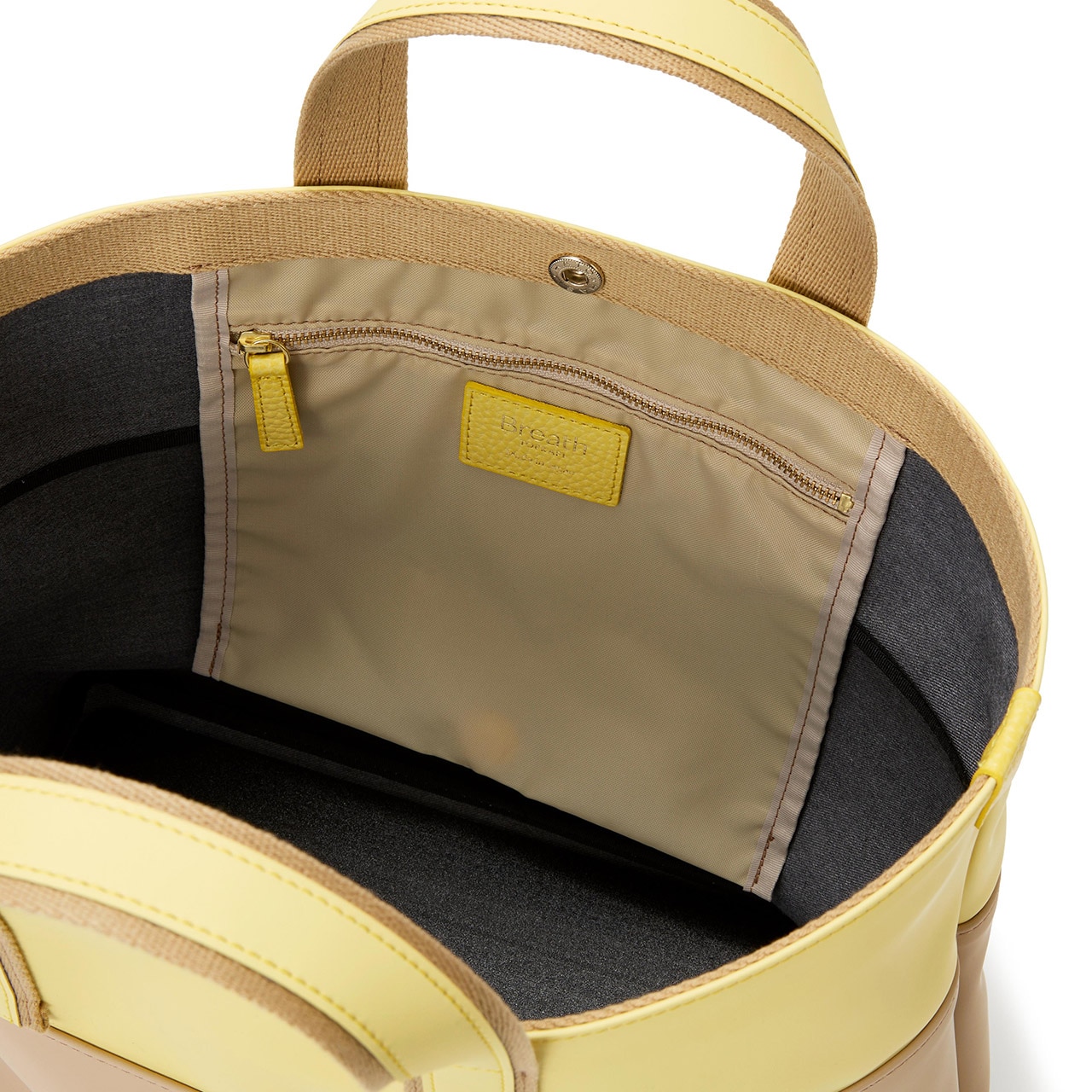 【Breath TOPKAPI】Bright ブライト カラーブロック A4 トートバッグ オフ FREE