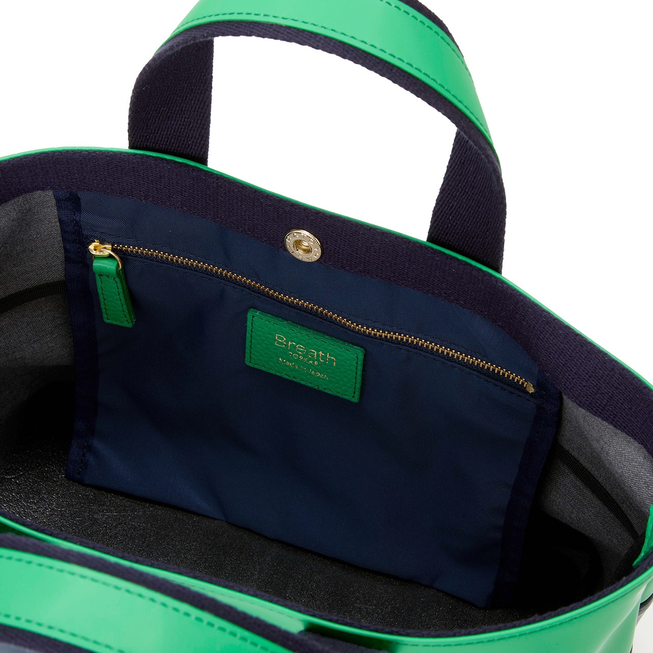 【Breath TOPKAPI】Bright ブライト カラーブロックミニ トートバッグ オフ FREE