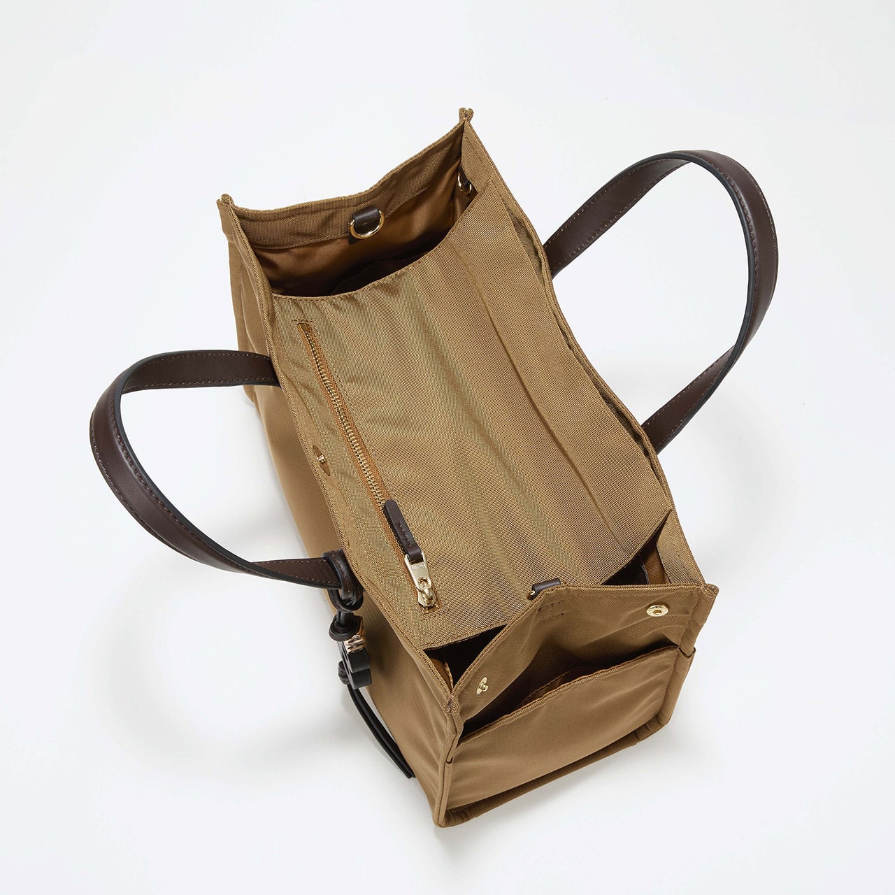 撥水 マルチway スクエア A4 トートバッグ / 10ポケット ブラック FREE