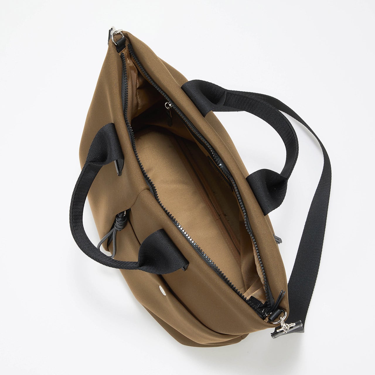 SORT ソート ネオプレン 2way A4 トートバッグ カーキブラウン FREE