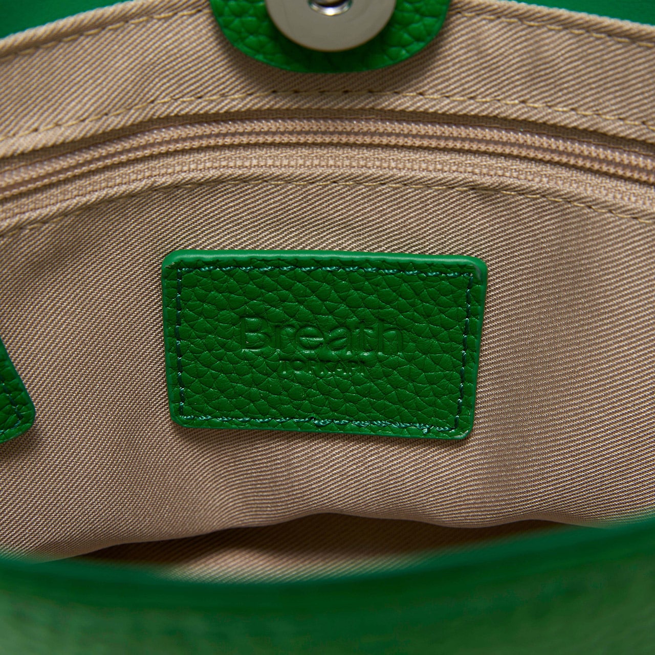 【Breath TOPKAPI】シュリンクレザー ノットハンドル 2way ショルダーバッグ ホワイト FREE