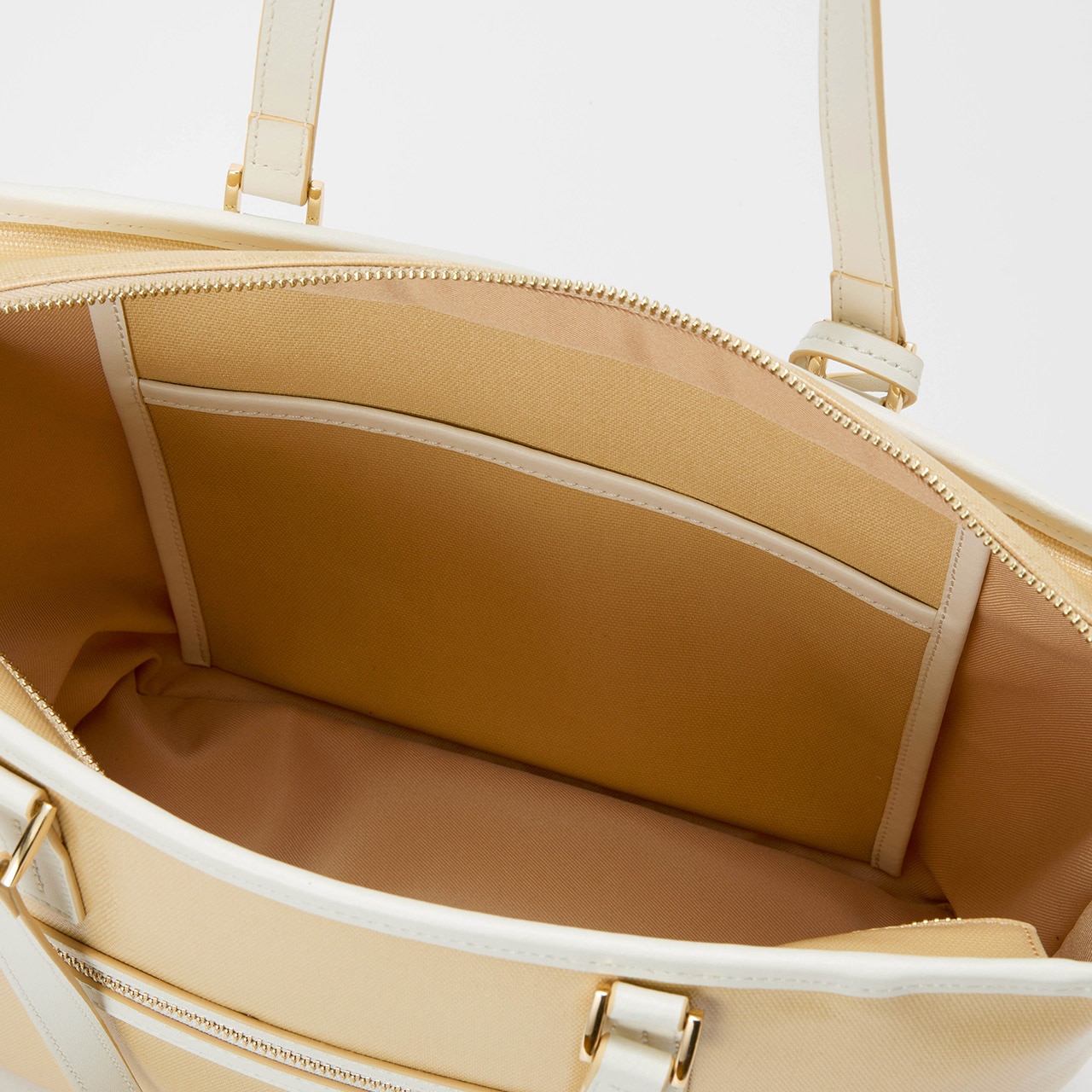 【TREASURE TOPKAPI】PVCコート キャンバス トートバッグ / A4対応 / 撥水 ベージュ FREE