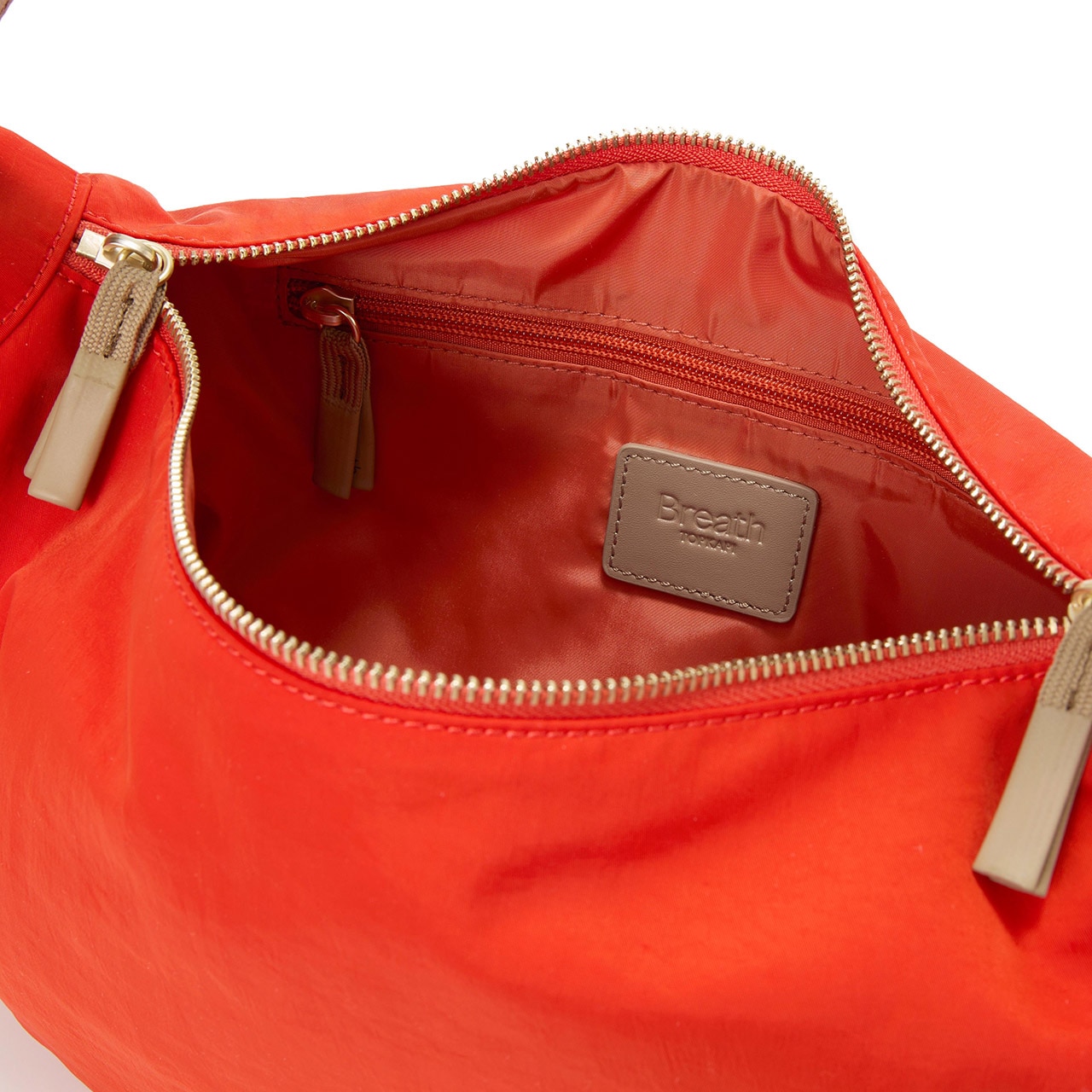 【Breath TOPKAPI】Freely フリーリー ナイロン ロゴテープ ラウンド ショルダーバッグ ブラック FREE