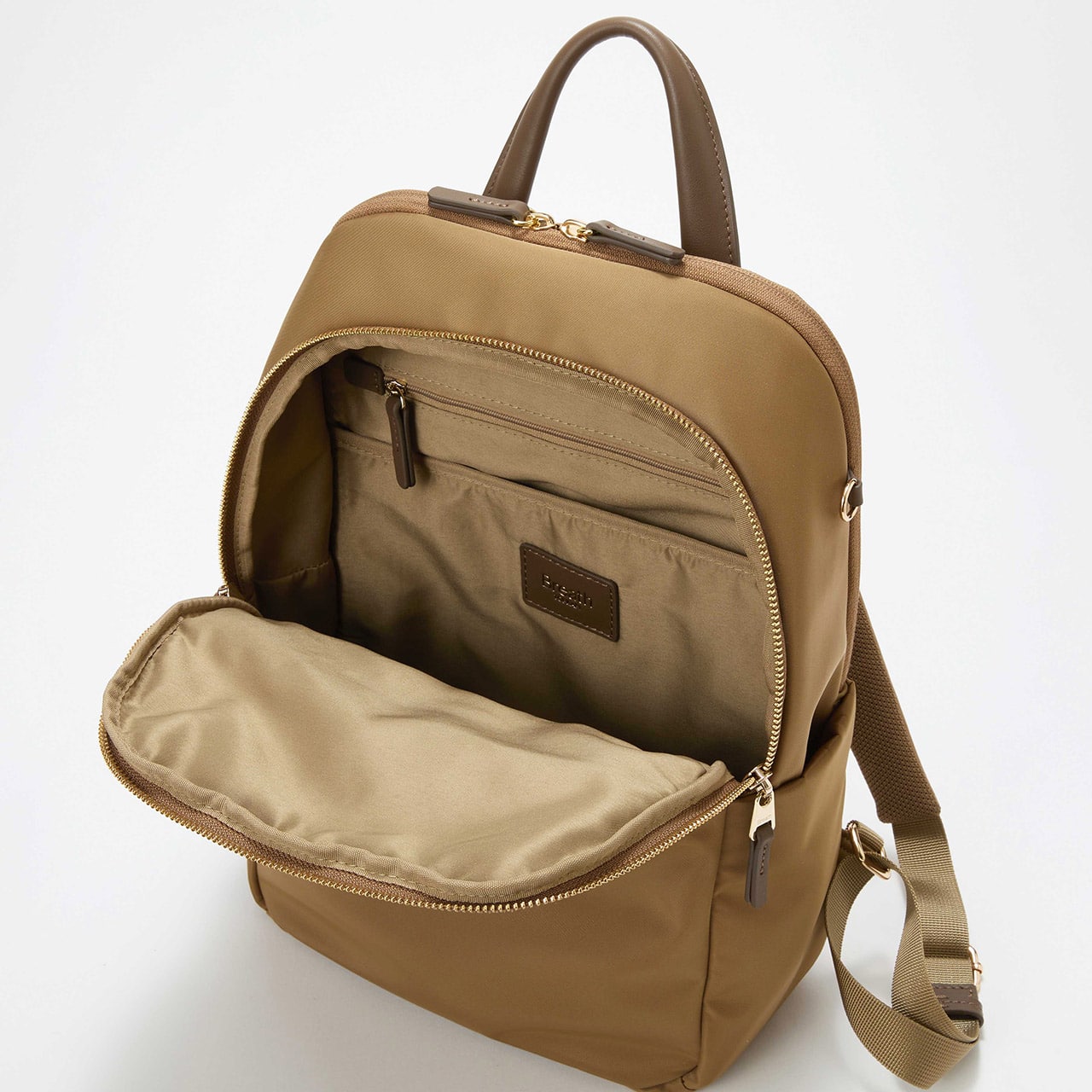 【Breath TOPKAPI】ナイロン 多機能リュック / 撥水 / PC対応 キャメル FREE