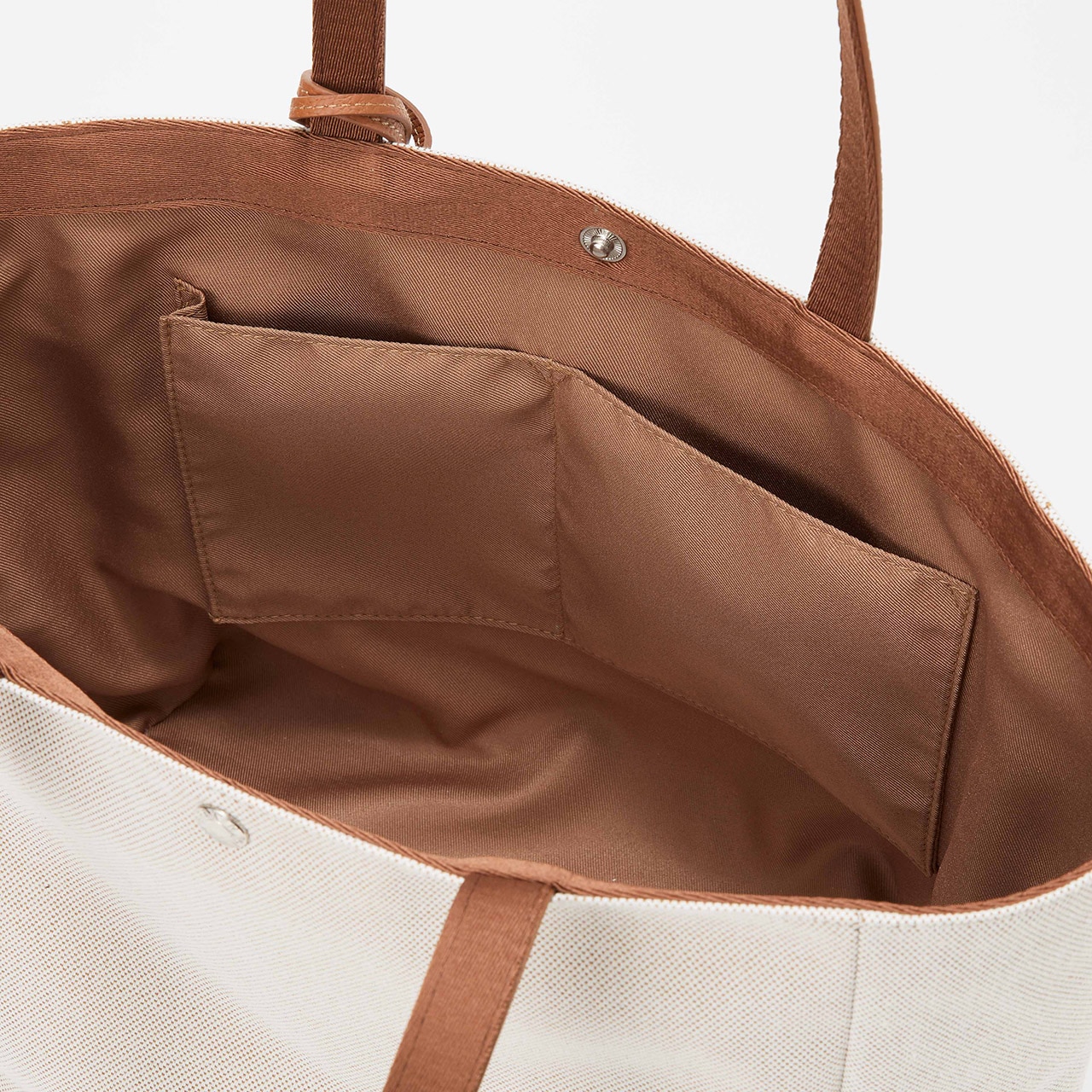 【Breath TOPKAPI】SMILE COLLECTION エンボス スマイル ビッグ トートバッグ /スマイルチャーム付き ベージュ FREE