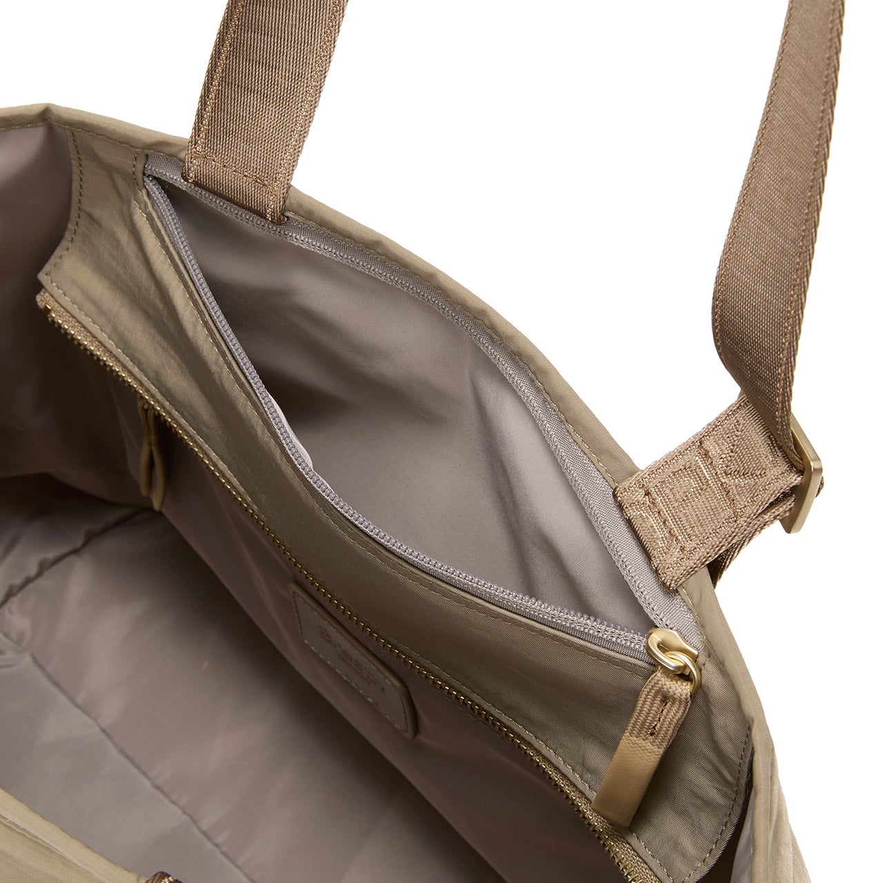 【Breath TOPKAPI】Freely フリーリー ナイロン ロゴテープ トートバッグ A4対応 ベージュ FREE