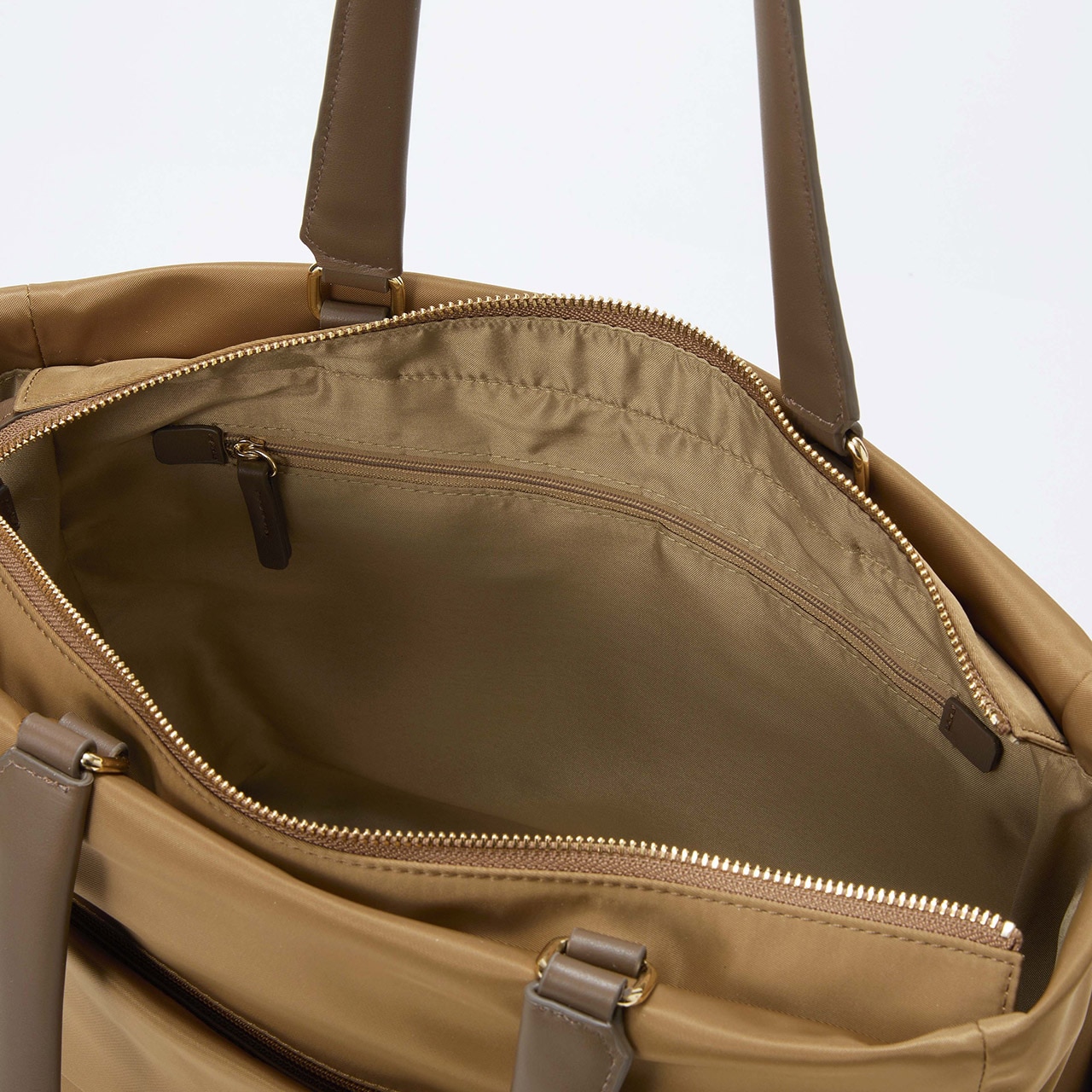 【Breath TOPKAPI】ナイロン 多機能 A4 トートバッグ / 撥水 キャメル FREE