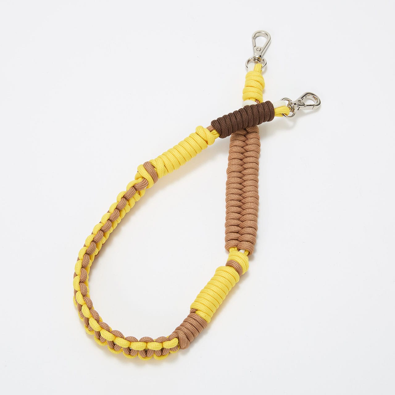 コードチャーム付き ビッグ トートバッグ キャメル FREE