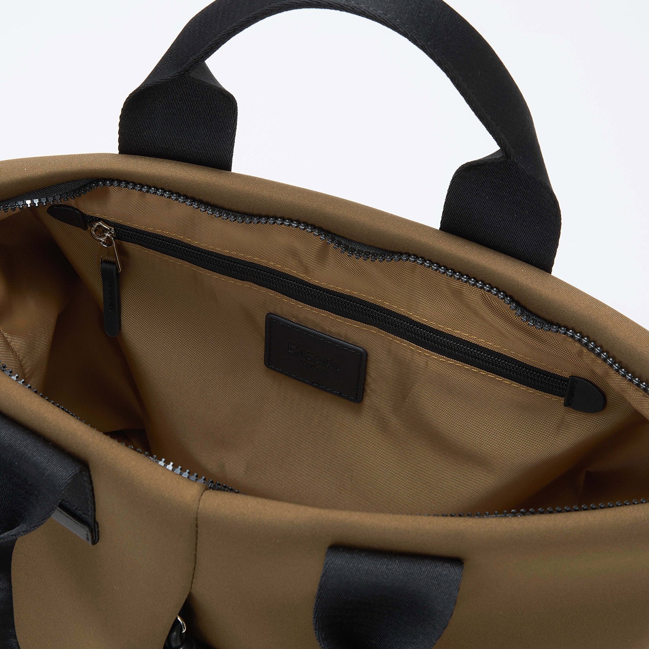 SORT ソート ネオプレン 2way A4 トートバッグ カーキブラウン FREE