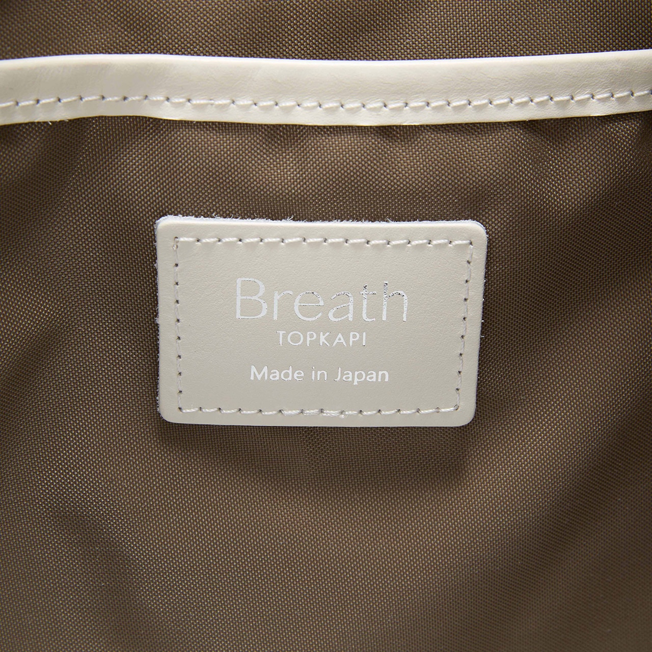 【Breath TOPKAPI】RIPPLE リプル リンクル ナイロン A4 ショルダーバッグ グレージュ FREE