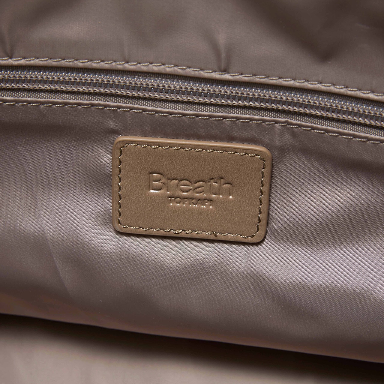 【Breath TOPKAPI】Freely フリーリー ナイロン ロゴテープ トートバッグ A4対応 ベージュ FREE