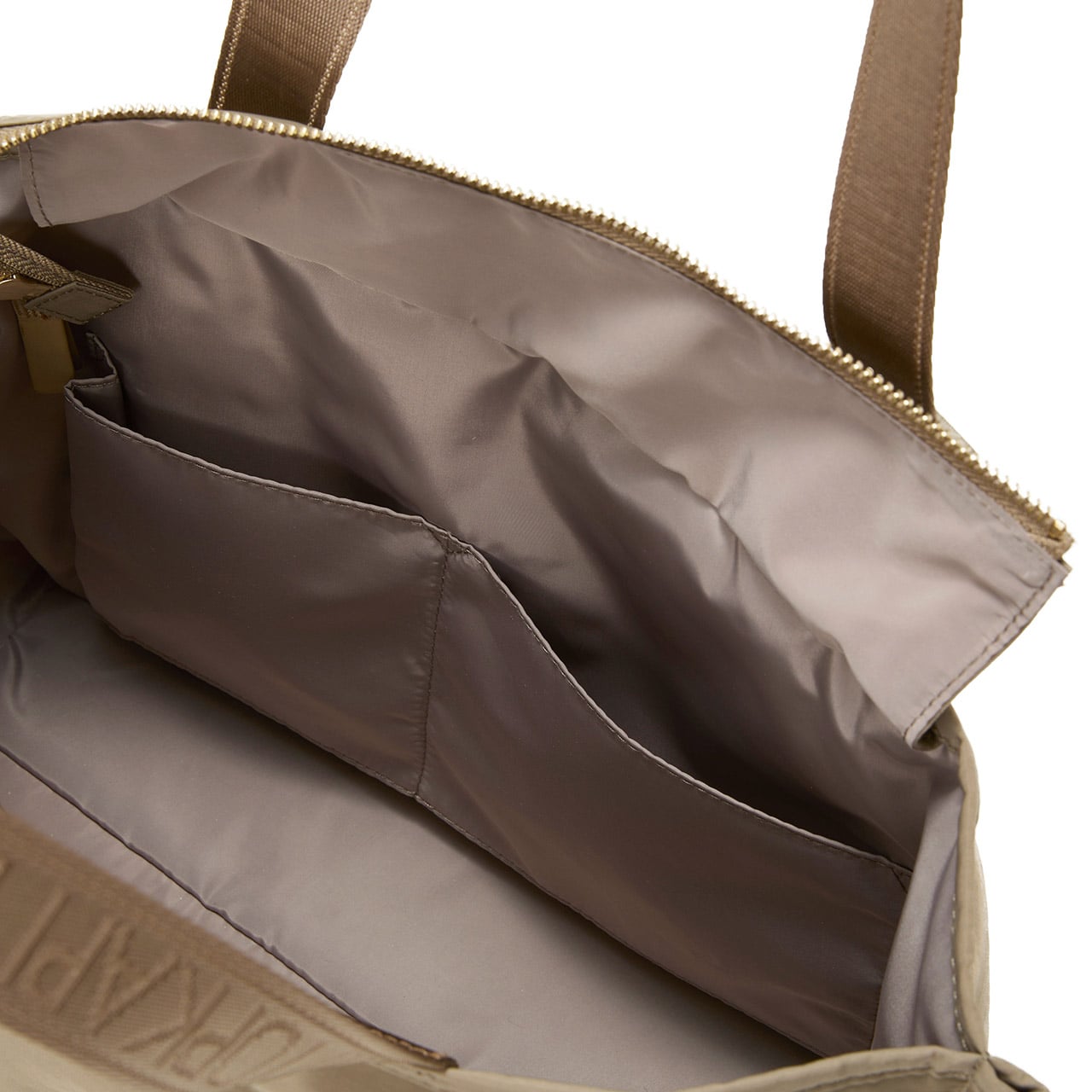 【Breath TOPKAPI】Freely フリーリー ナイロン ロゴテープ トートバッグ A4対応 ベージュ FREE