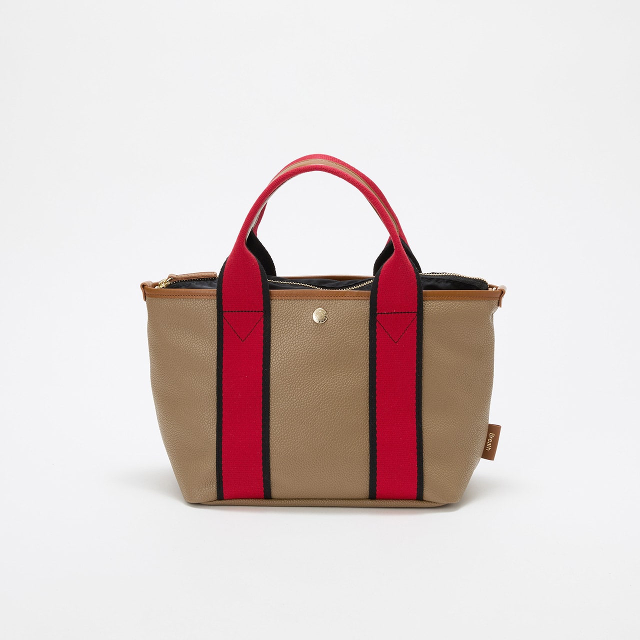 【Breath TOPKAPI】SCOTCH GRAIN スコッチグレイン シンプル 2way トートバッグ レッド FREE