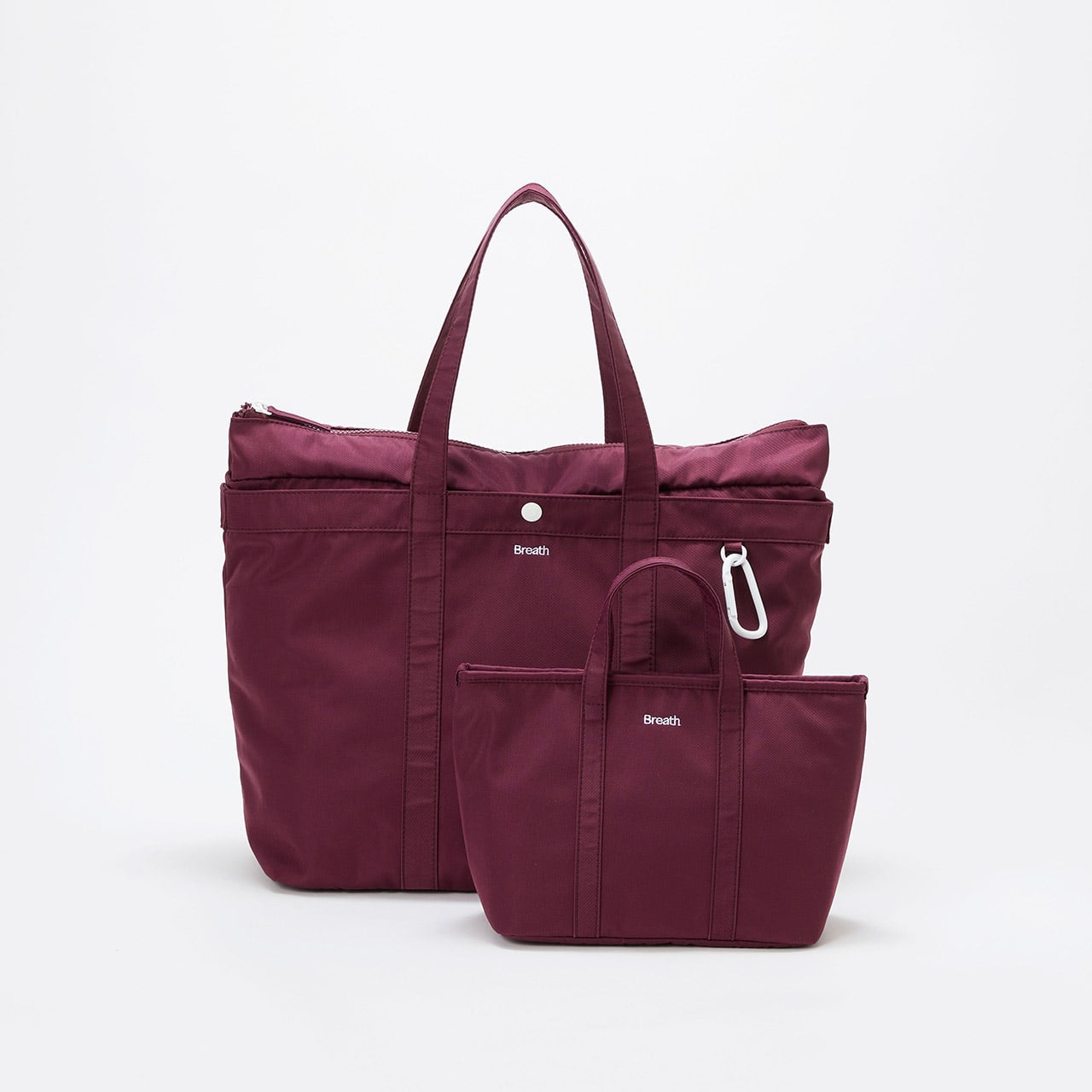 CHILLGO 保冷バッグ付き ナイロン トートバッグ L / 撥水 ボルドー FREE