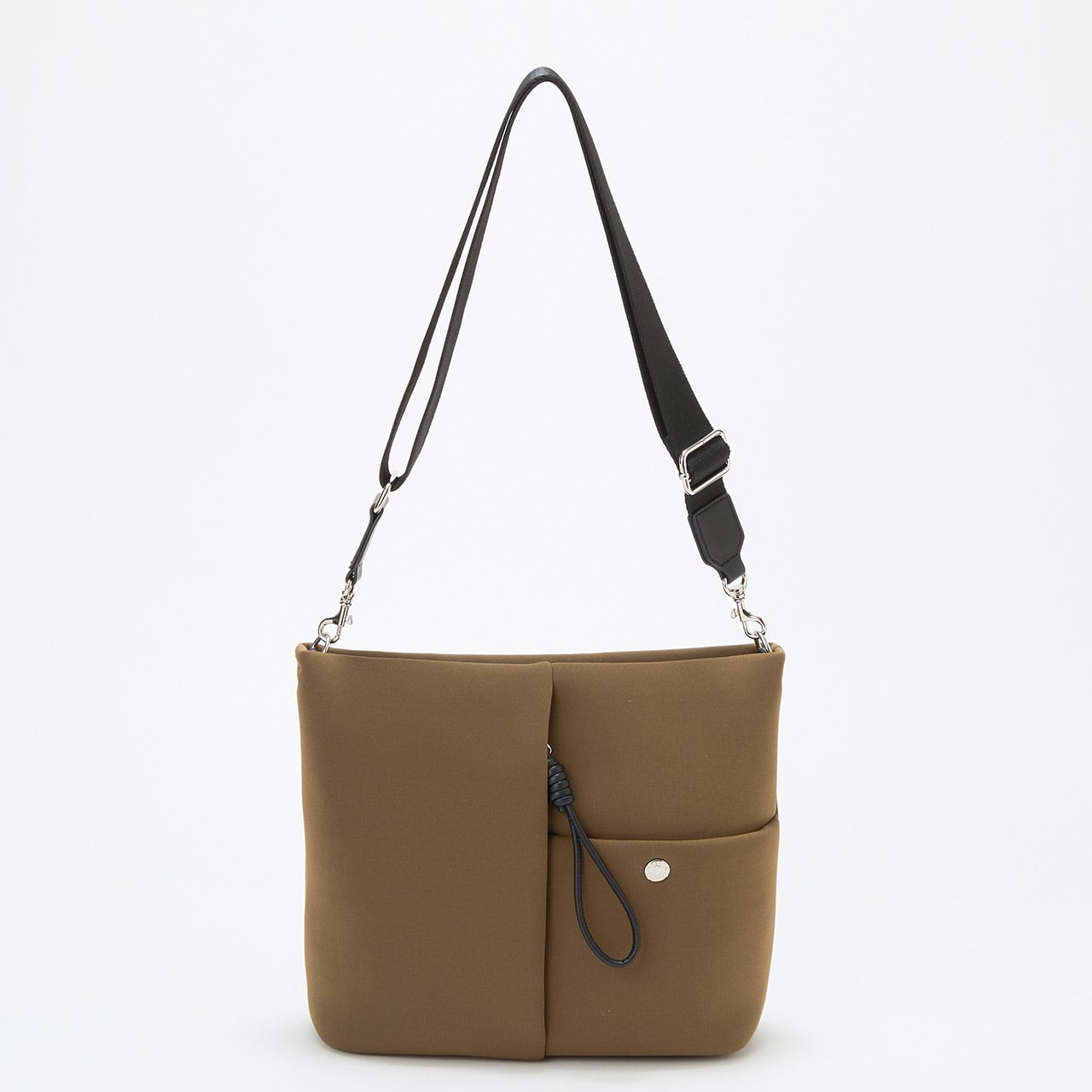 SORT ソート ネオプレン ショルダーバッグ カーキブラウン FREE