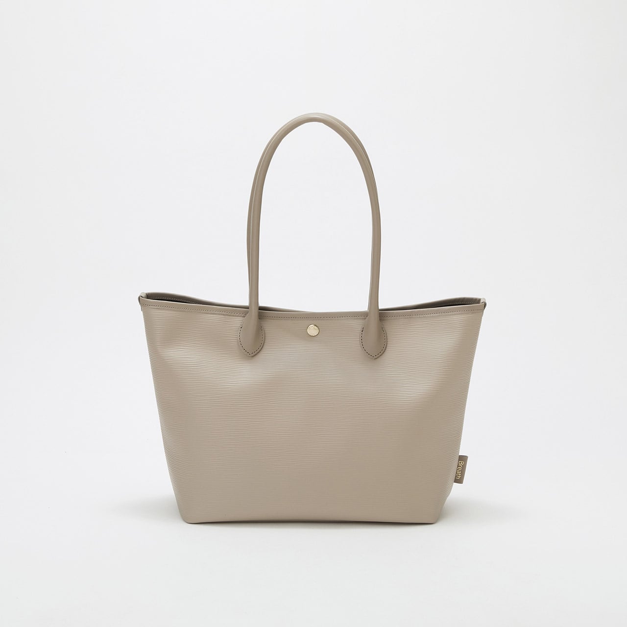 【Breath TOPKAPI】RIPPLE リプル レザーハンドル A4 トートバッグ グレージュ FREE