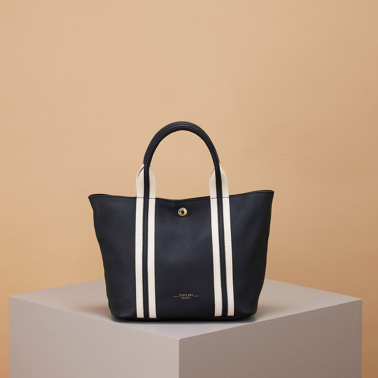 【TREASURE TOPKAPI】ソフトシュリンク テープコンビ ミニ トート バッグ