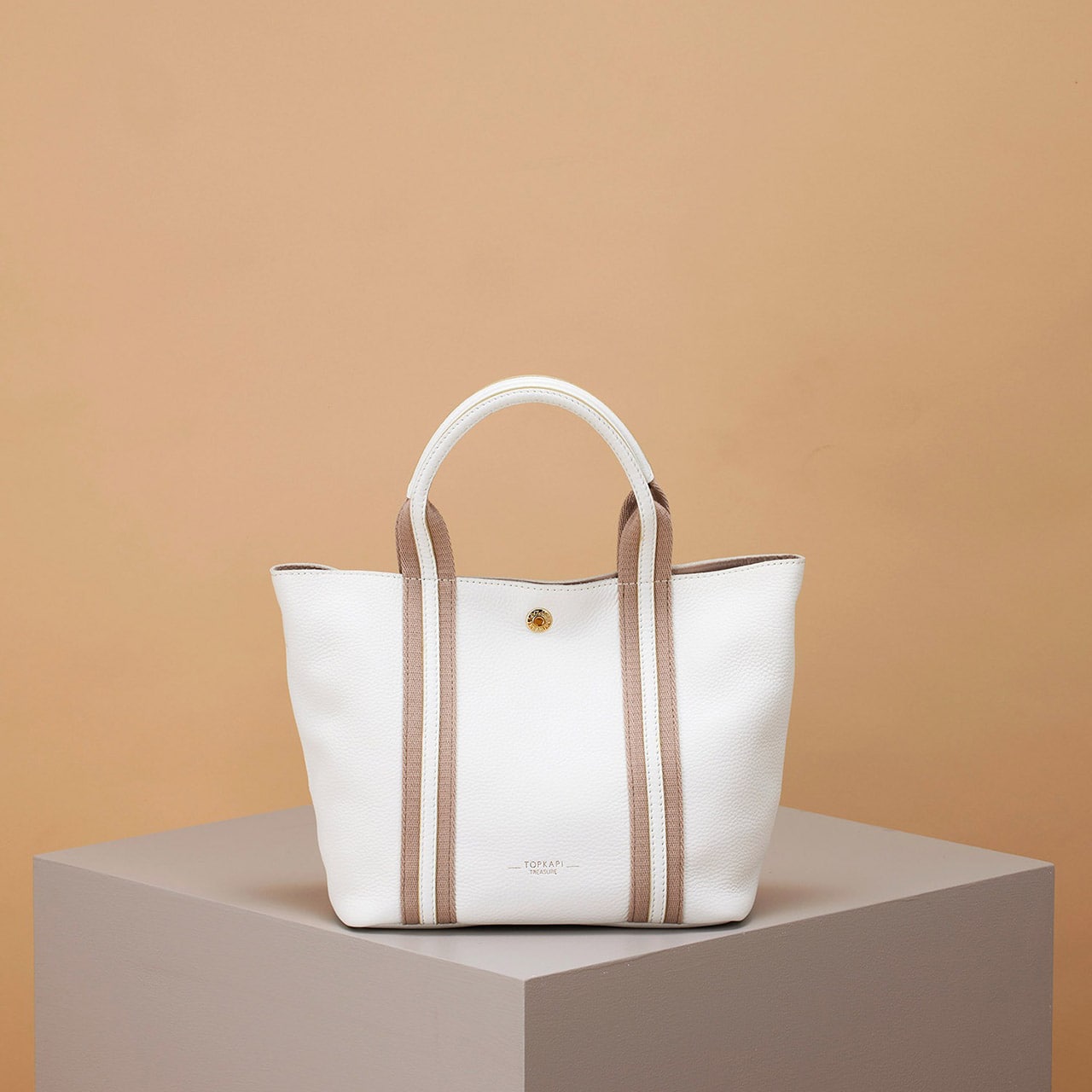 【TREASURE TOPKAPI】ソフトシュリンク テープコンビ ミニ トート バッグ