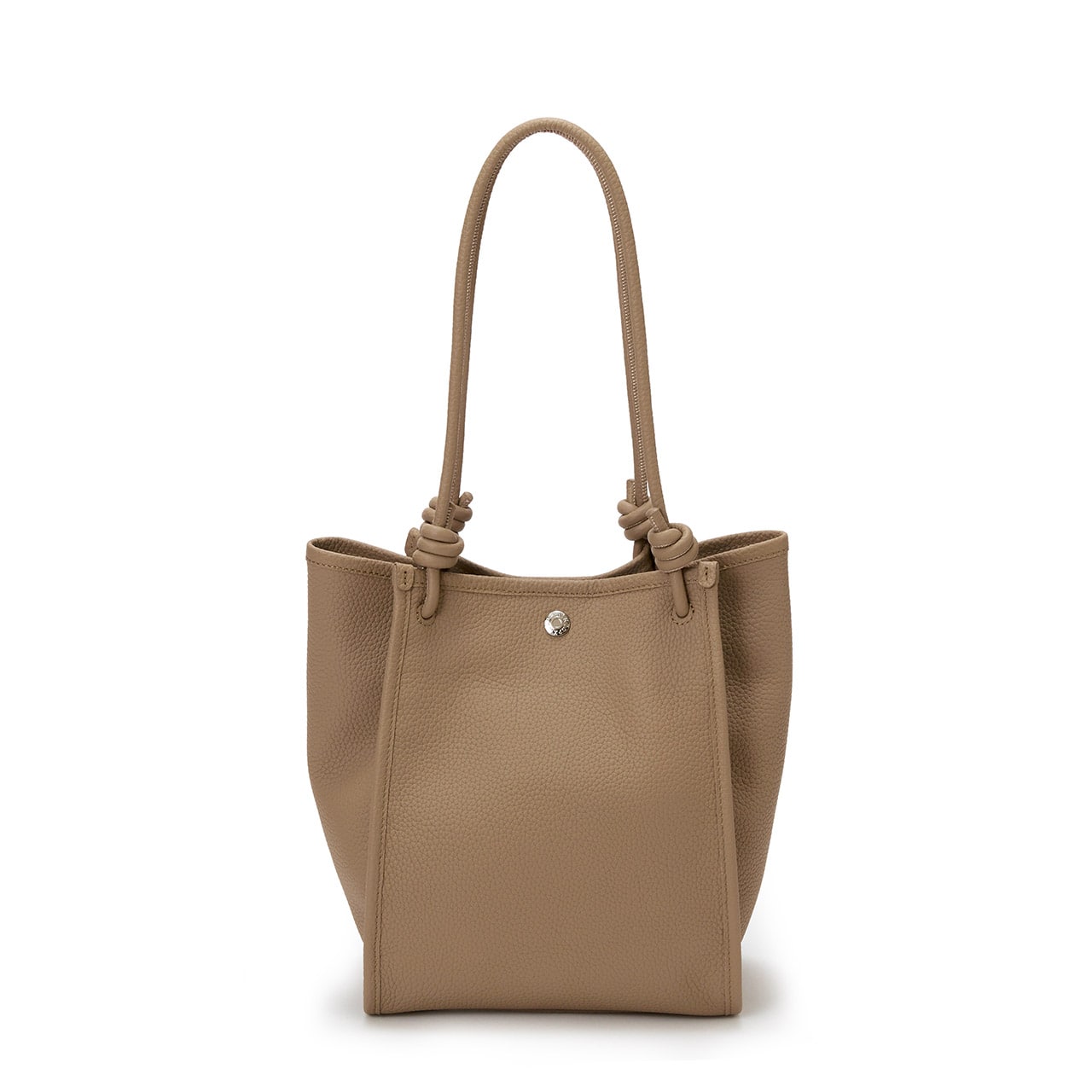 【Breath TOPKAPI】シュリンクレザー ノットハンドル トートバッグ