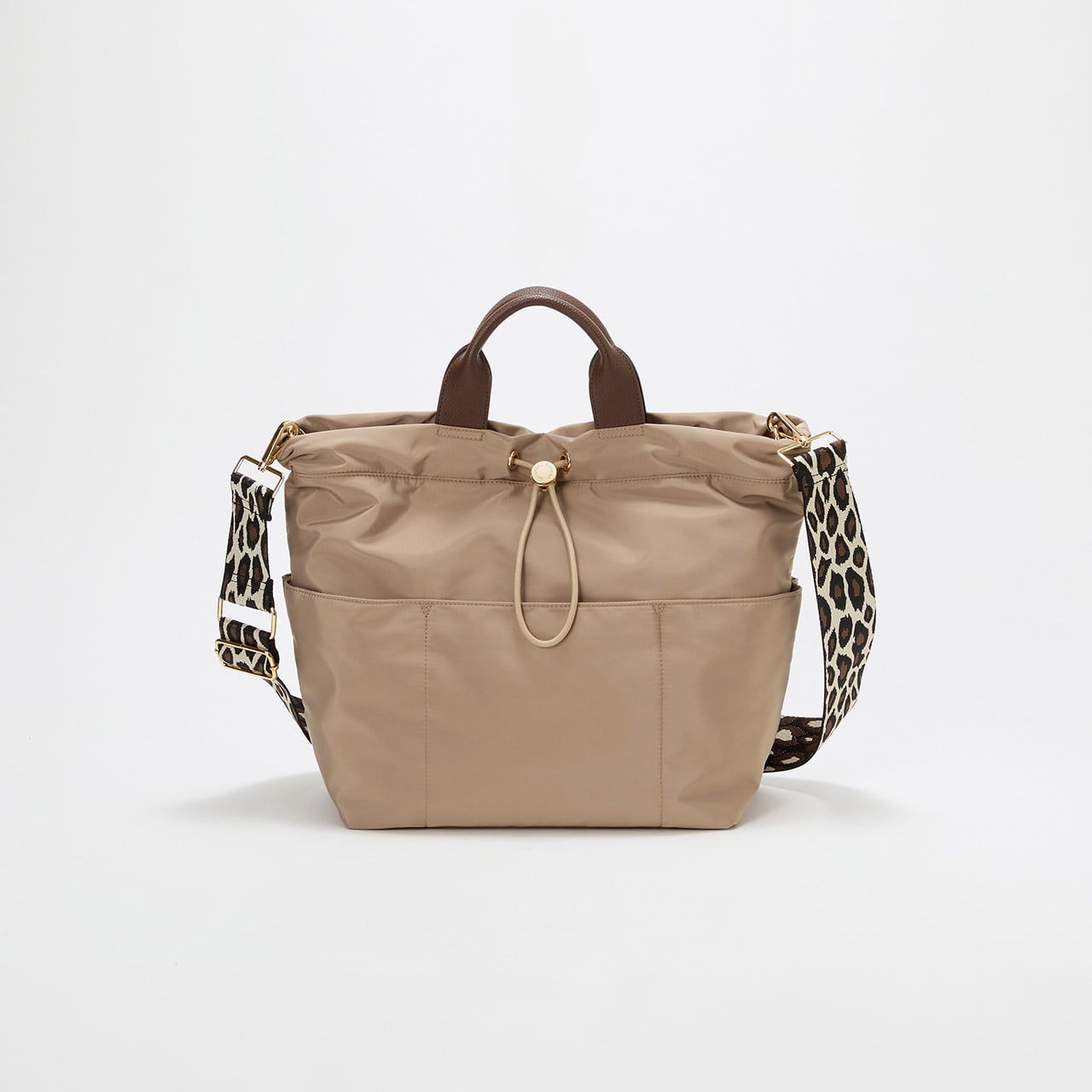 【TREASURE TOPKAPI】ナイロン パターンベルト付き 2way トートバッグ / 8ポケット