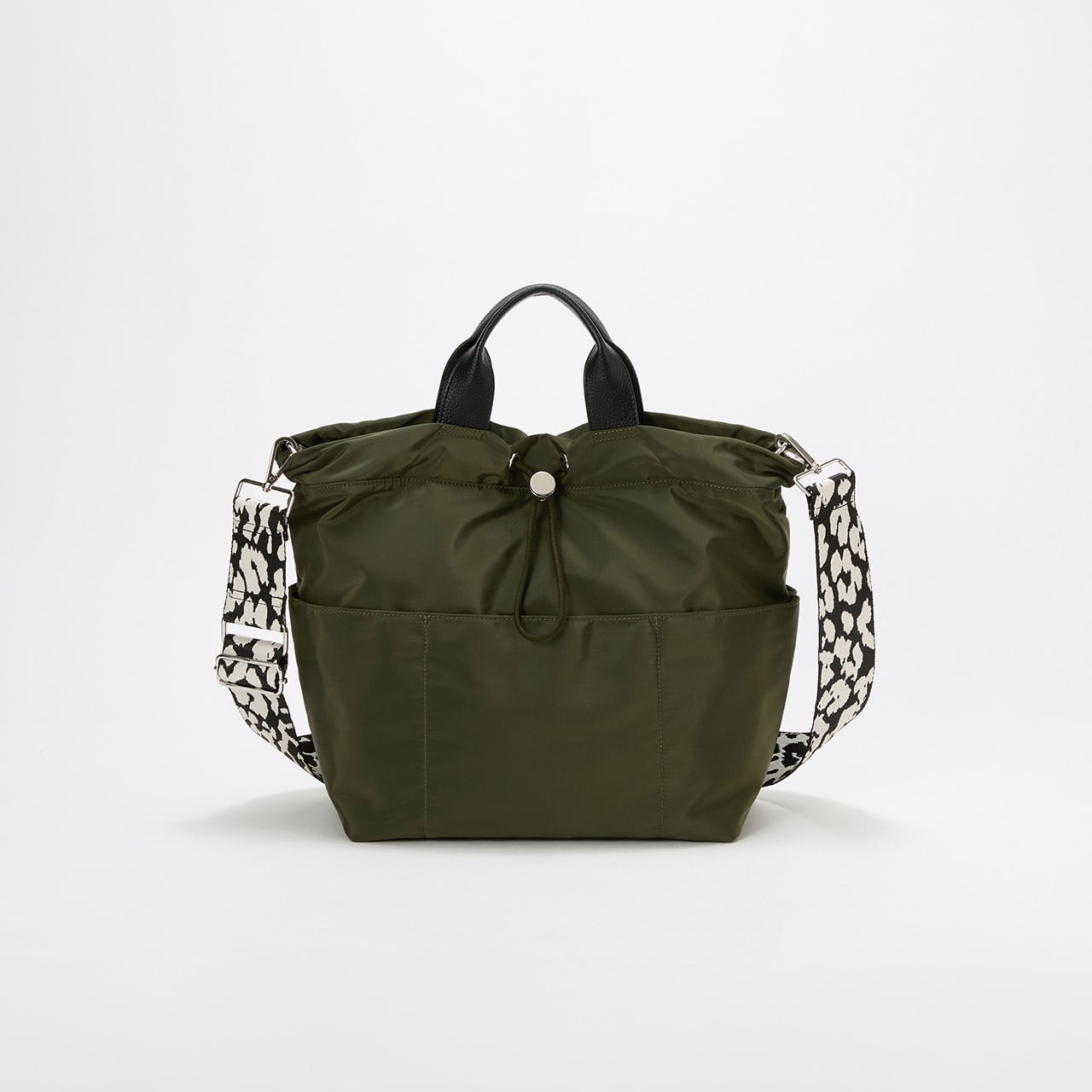 【TREASURE TOPKAPI】ナイロン パターンベルト付き 2way トートバッグ / 8ポケット