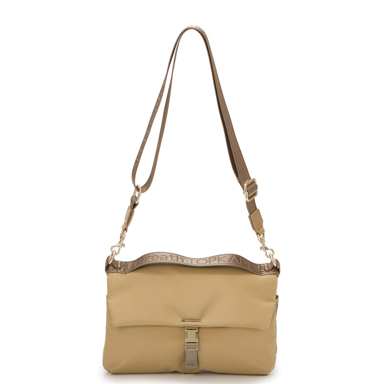 【Breath TOPKAPII】Freely フリーリー ナイロン ロゴテープ ショルダーバッグ / サコッシュ