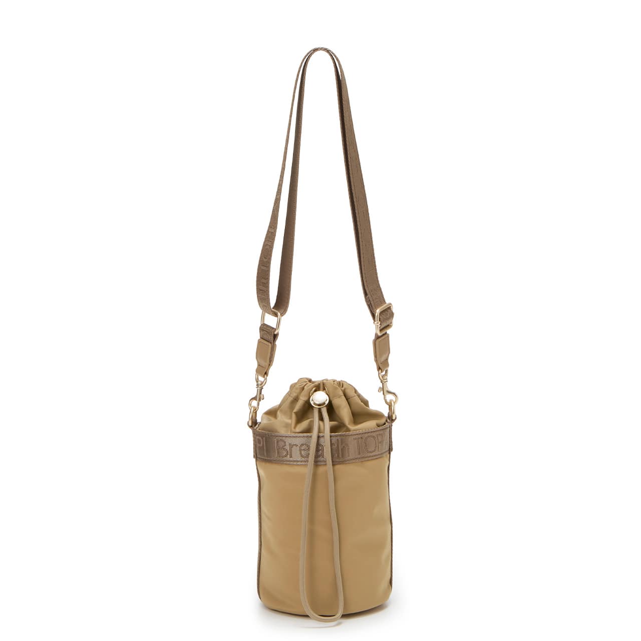 【Breath TOPKAPII】Freely フリーリー ナイロン ロゴテープ バケツ 巾着 ショルダーバッグ