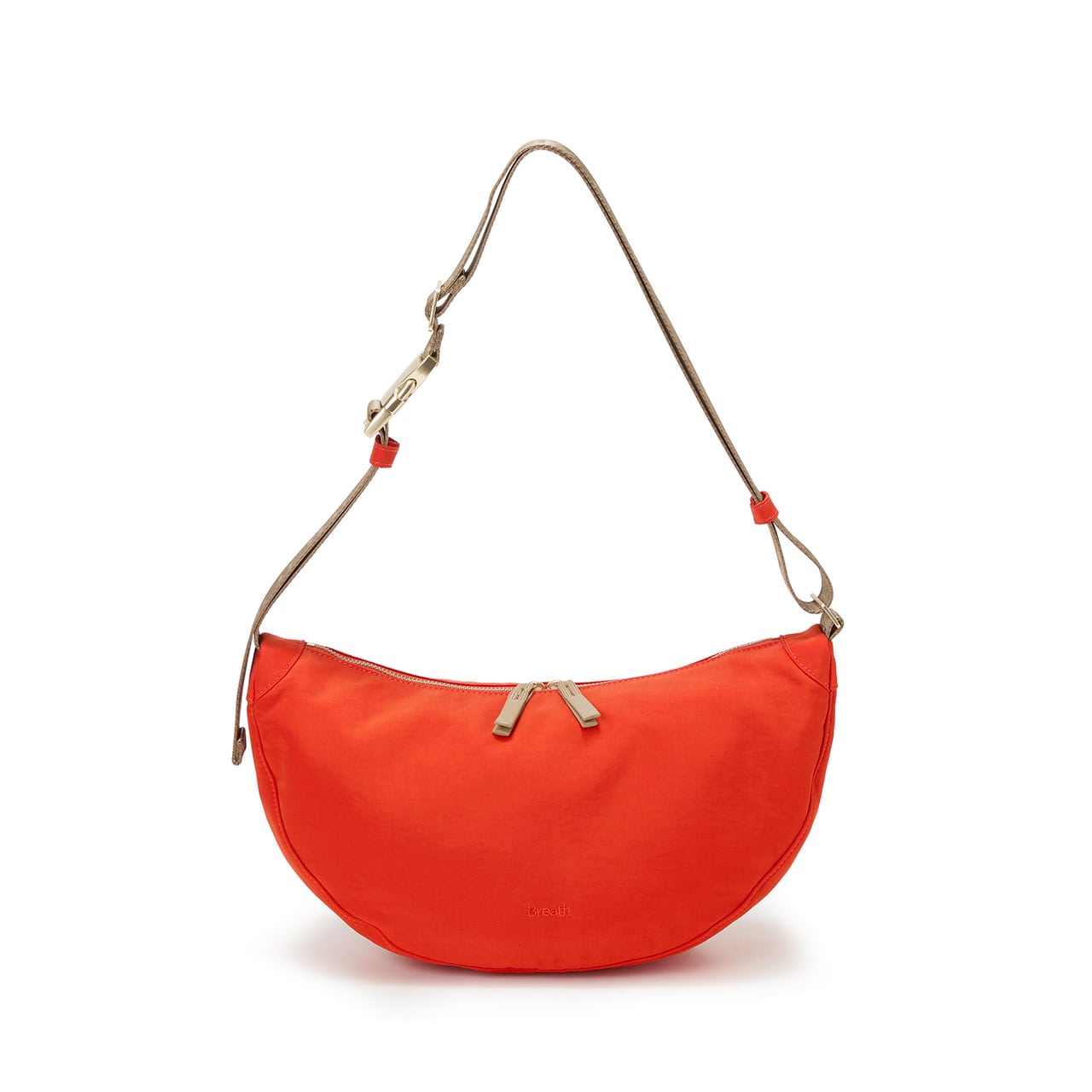 【Breath TOPKAPI】Freely フリーリー ナイロン ロゴテープ ラウンド ショルダーバッグ