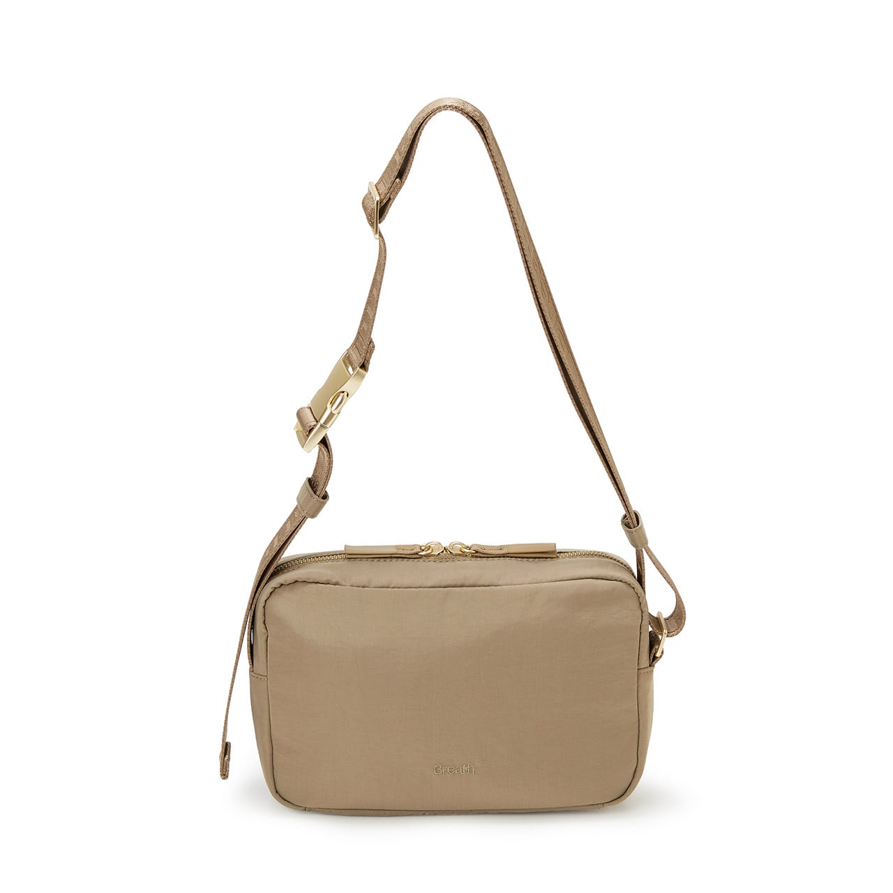 【Breath TOPKAPI】Freely フリーリー ナイロン ロゴテープ スクエア ショルダーバッグ