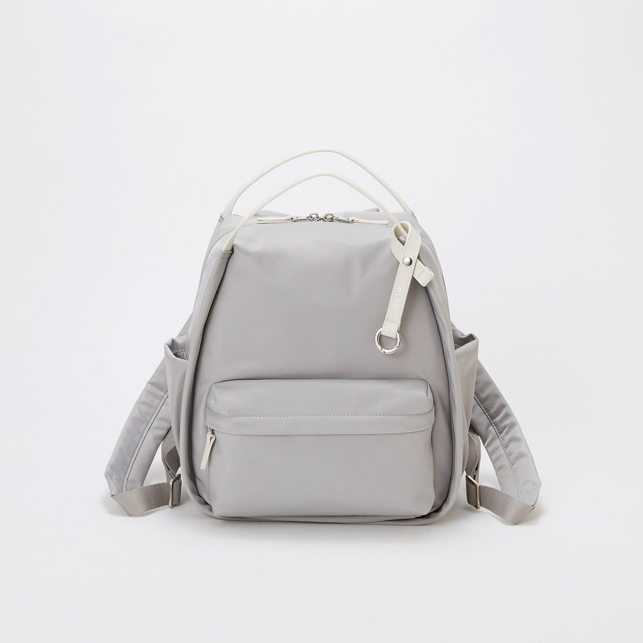 【Breath TOPKAPI】【撥水】ツヤ ナイロン レザーハンドル ミニ リュック