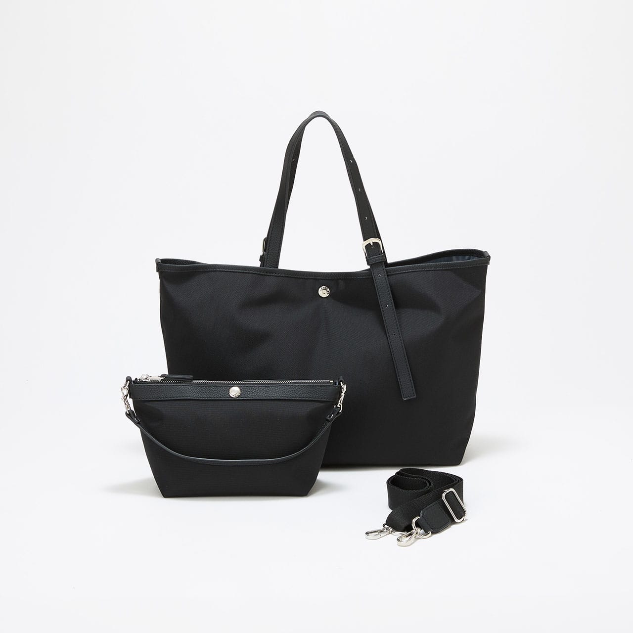 撥水 2way A4 トートバッグ / ミニポーチセット