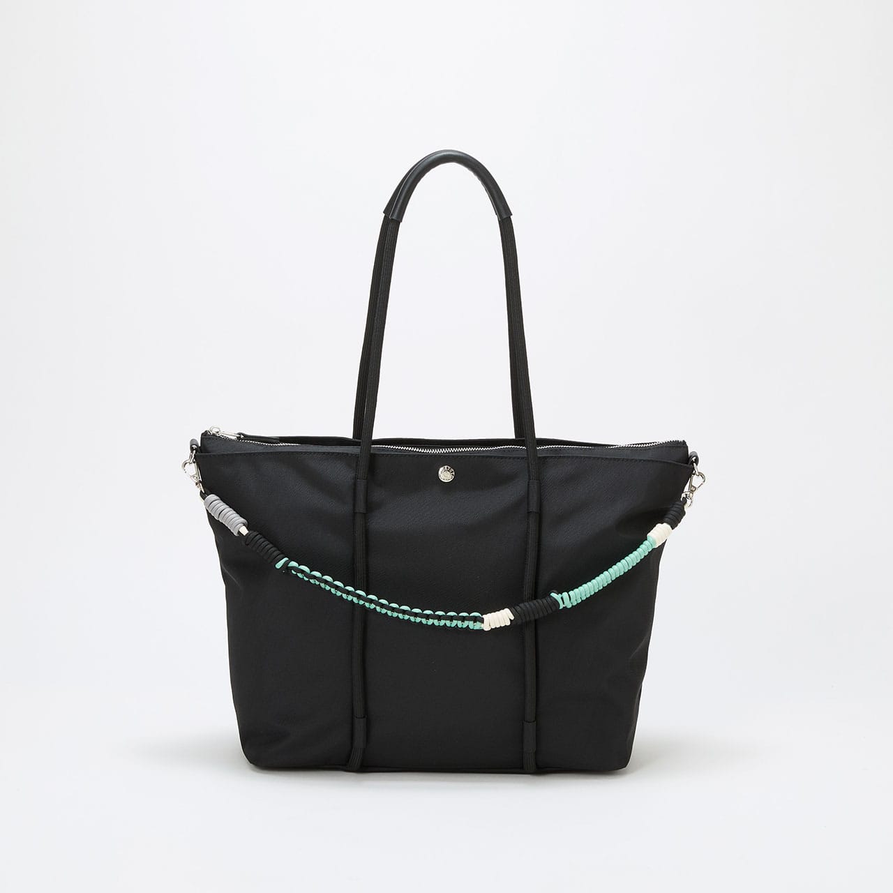 コードチャーム付き ビッグ トートバッグ