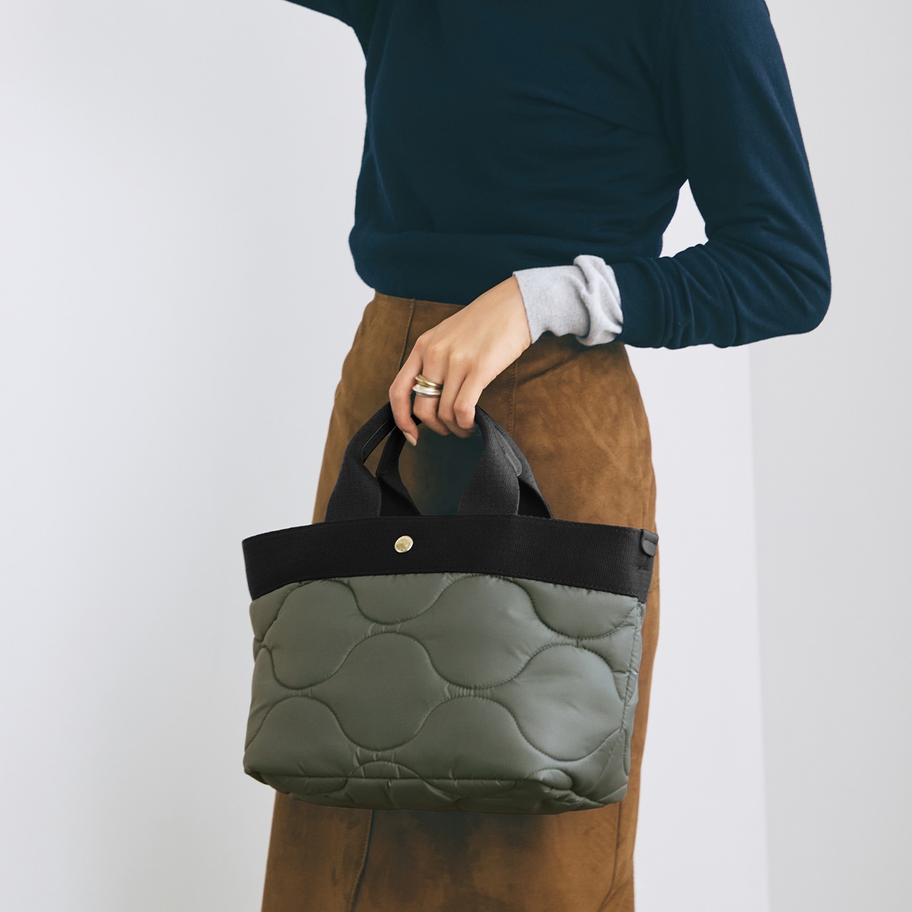 【Breath TOPKAPI】RIPPLE リプル キルティング B5 トートバッグ / 撥水 / 軽量