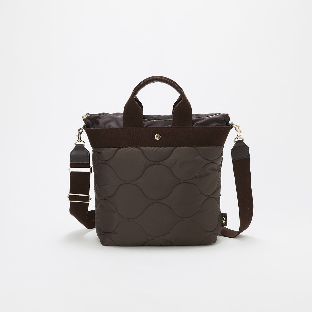 【Breath TOPKAPI】RIPPLE リプル キルティング ショルダー付き 縦型 トートバッグ / 撥水 / 軽量