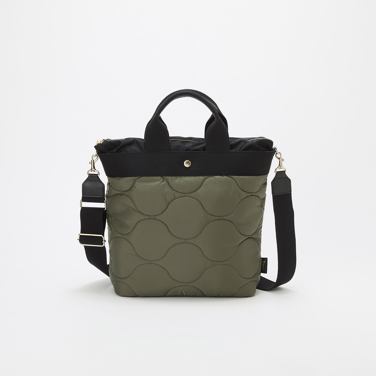 【Breath TOPKAPI】RIPPLE リプル キルティング ショルダー付き 縦型 トートバッグ / 撥水 / 軽量