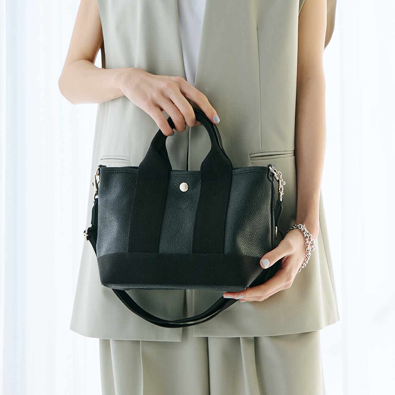 【Breath TOPKAPI】SCOTCH GRAIN/スコッチグレイン 2wayミニトートバッグ