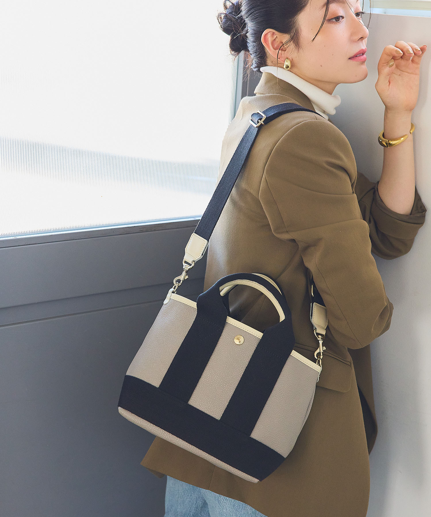 【Breath TOPKAPI】SCOTCH GRAIN/スコッチグレイン 2wayミニトートバッグ