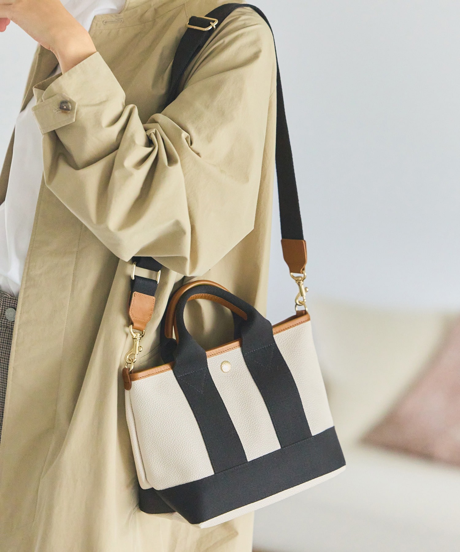 【Breath TOPKAPI】SCOTCH GRAIN/スコッチグレイン 2wayミニトートバッグ