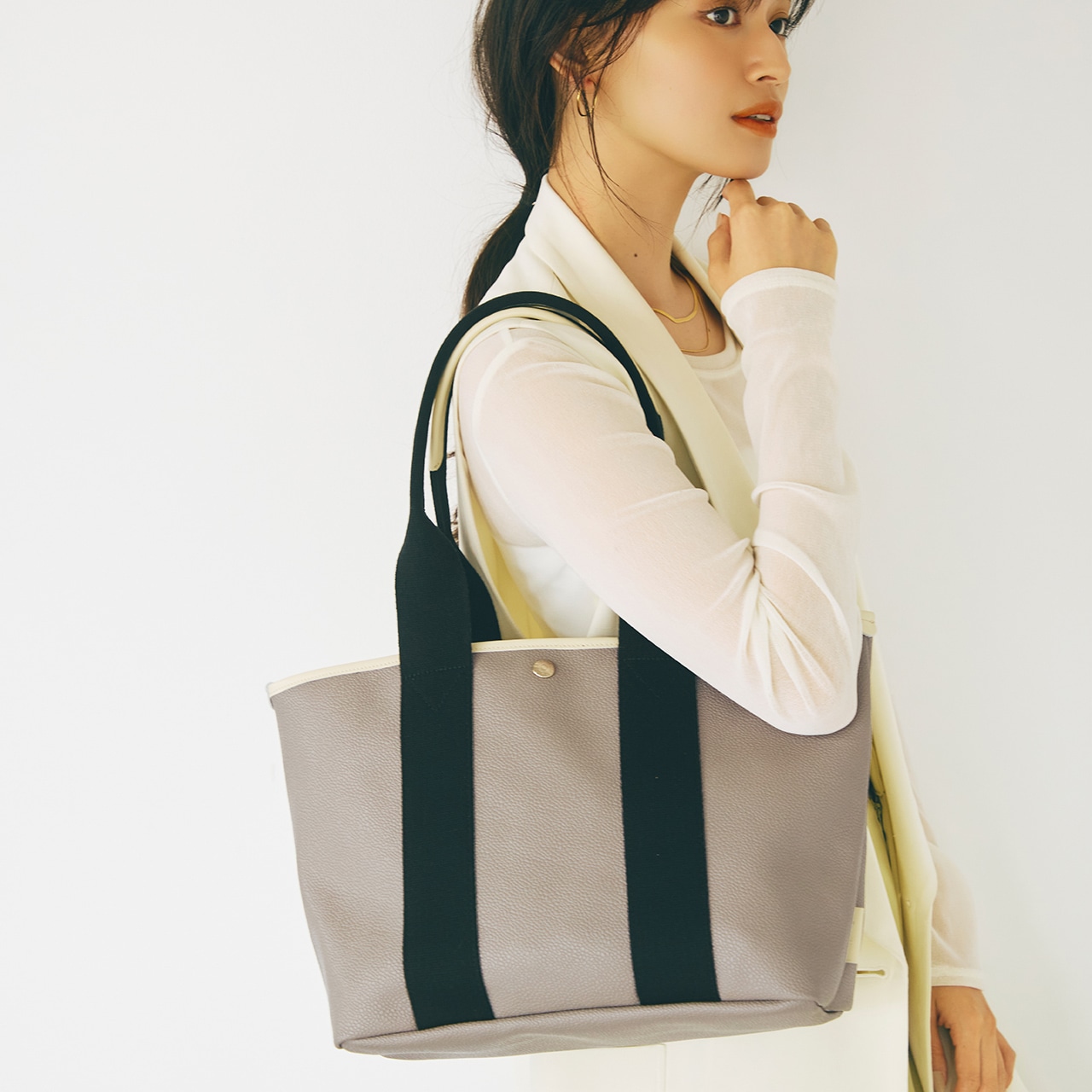 【Breath TOPKAPI】SCOTCH GRAIN スコッチグレイン シンプル A4 トートバッグ