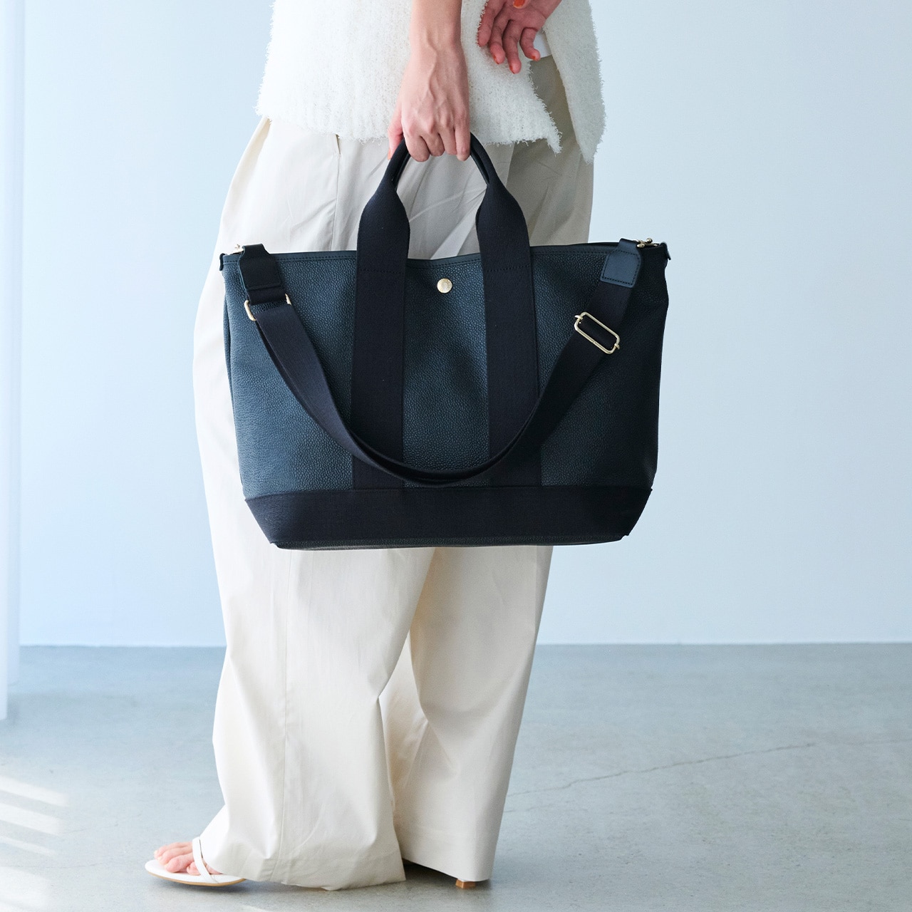 【Breath TOPKAPI】SCOTCH GRAIN スコッチグレイン ショルダー付き A4 トート バッグ