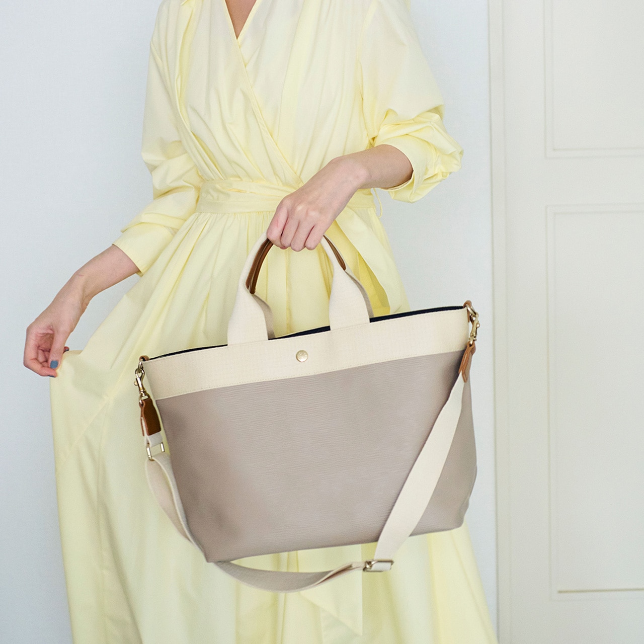 【Breath TOPKAPI】RIPPLE リプル ショルダー付き A4 トート バッグ 撥水